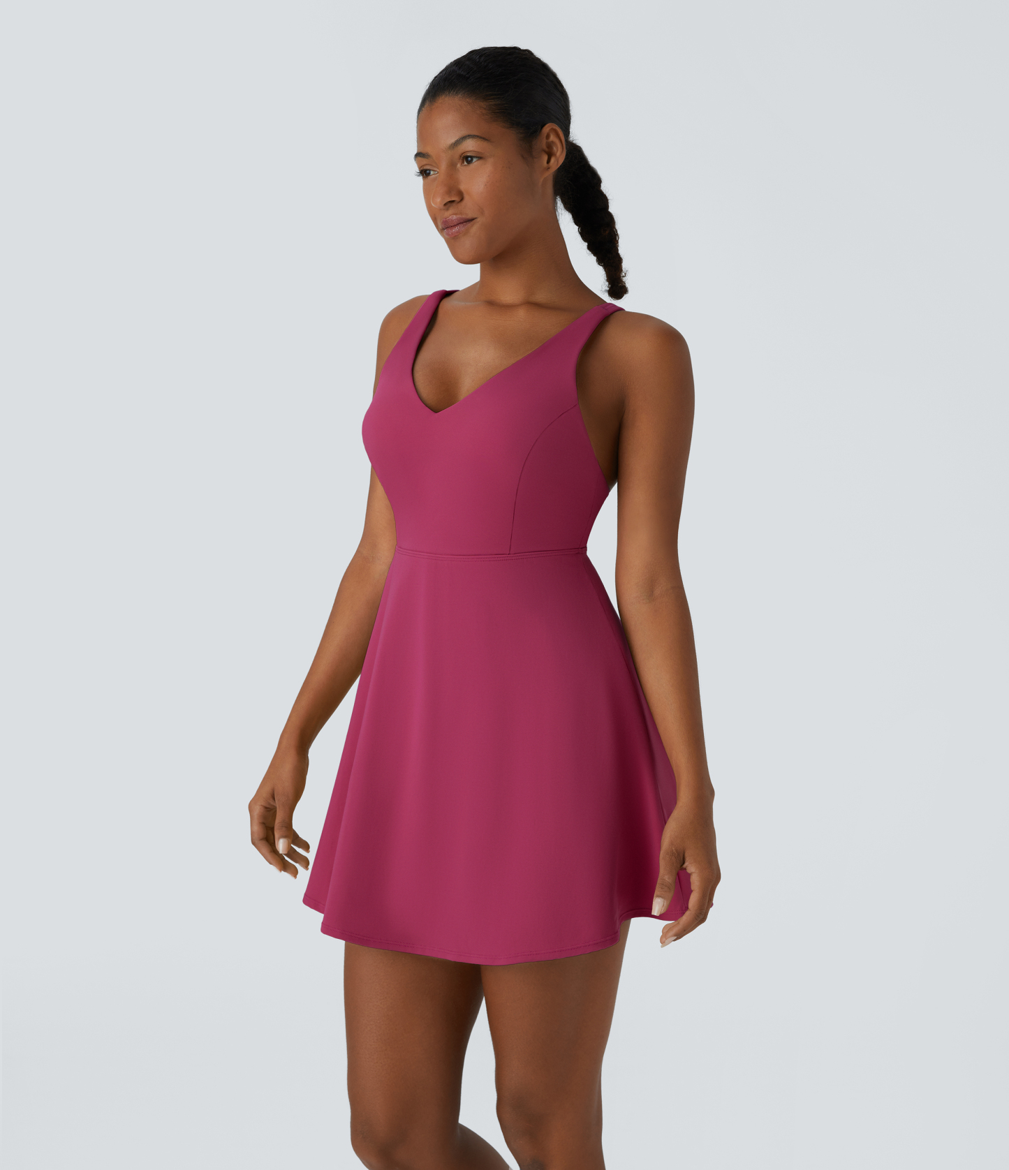 Plush 2-Piece Pocket Dance Active Dress