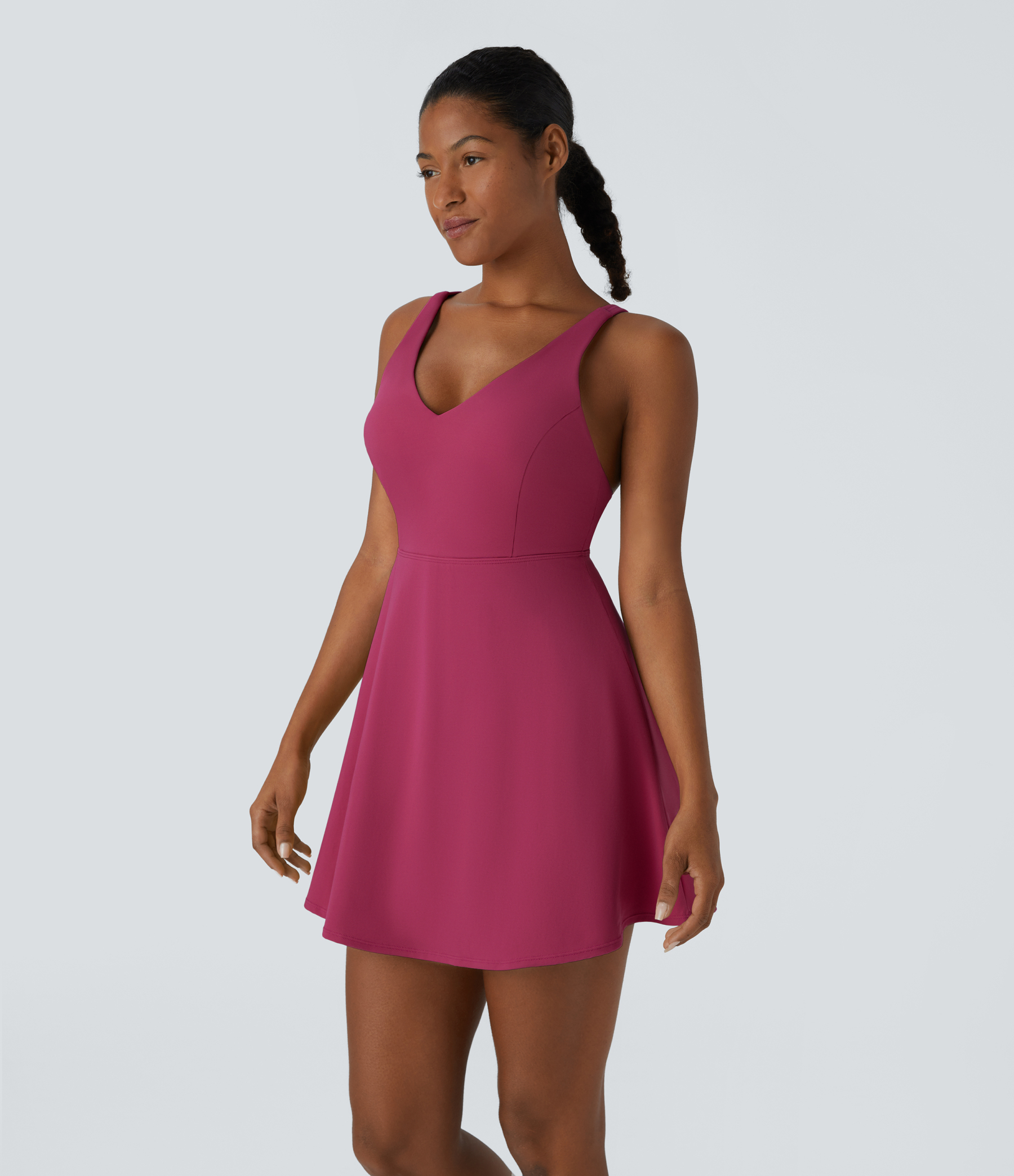 Plush 2-Piece Pocket Dance Active Dress