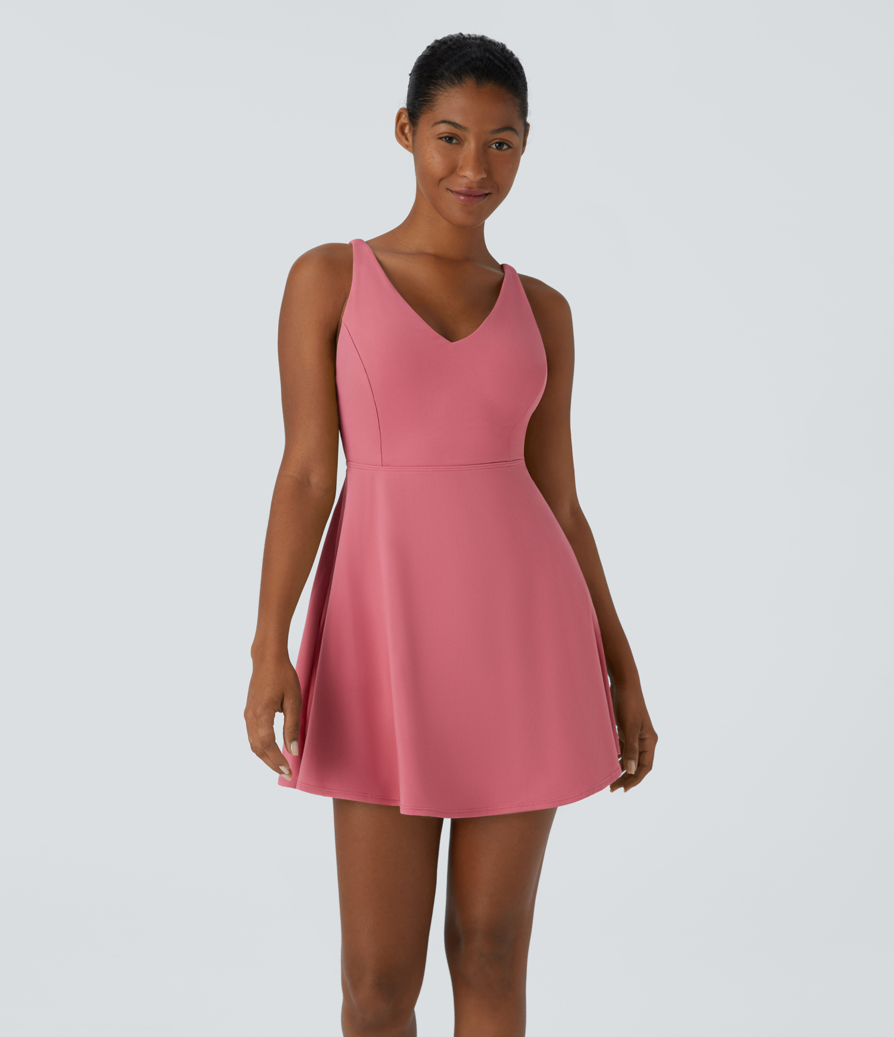 Plush 2-Piece Pocket Dance Active Dress