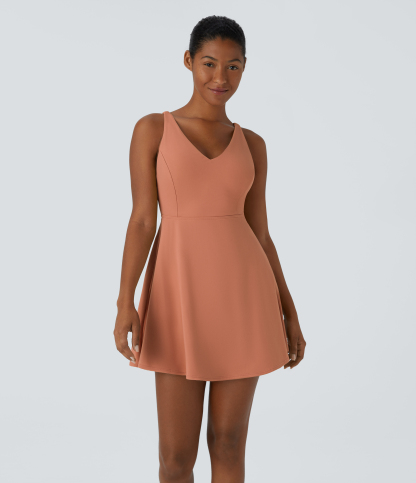 Plush 2-Piece Pocket Dance Active Dress