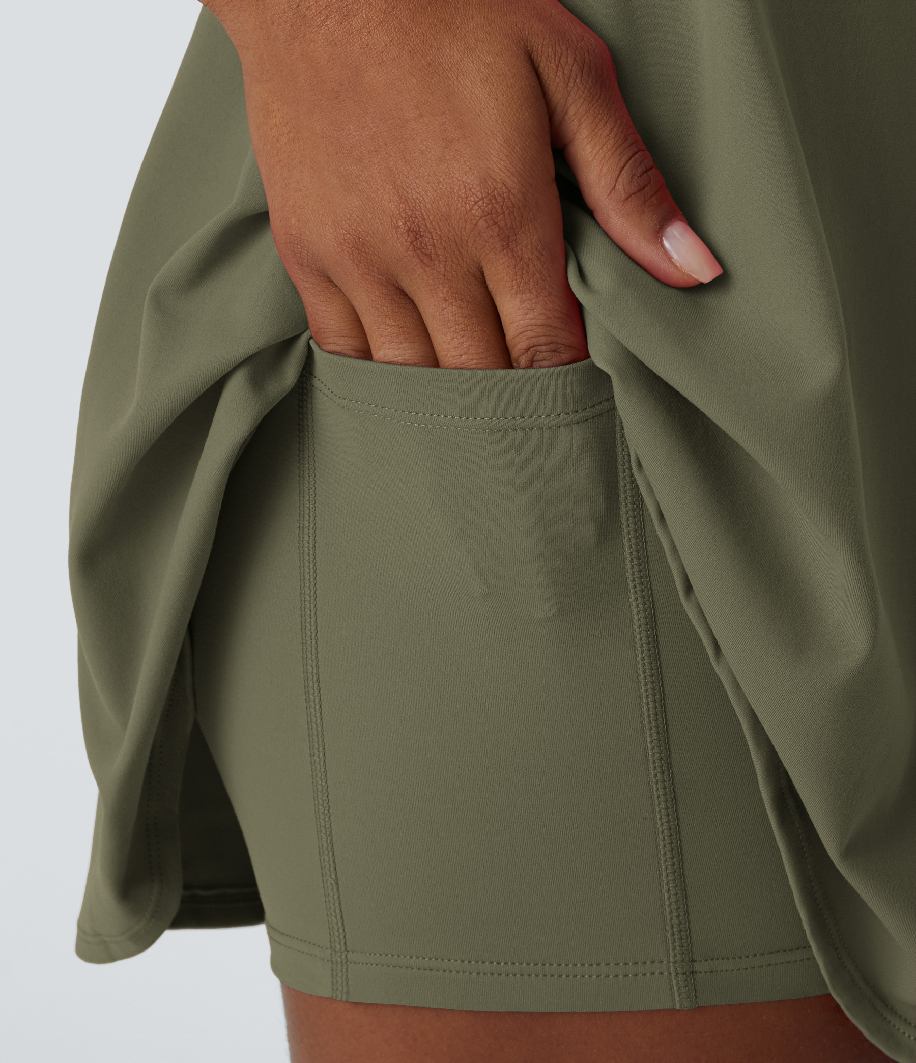 Plush 2-Piece Pocket Dance Active Dress