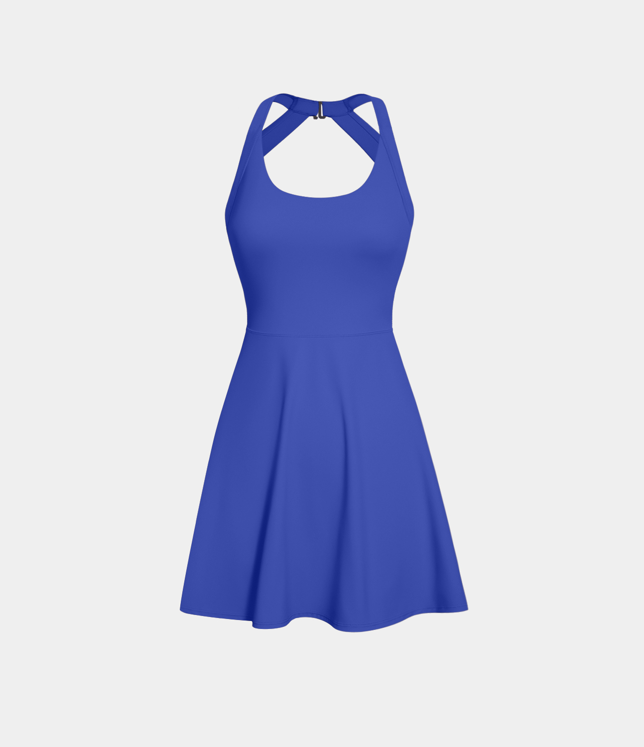 Airy Backless Twisted Cool Touch Dance Active Dress-Easy Peezy Edition