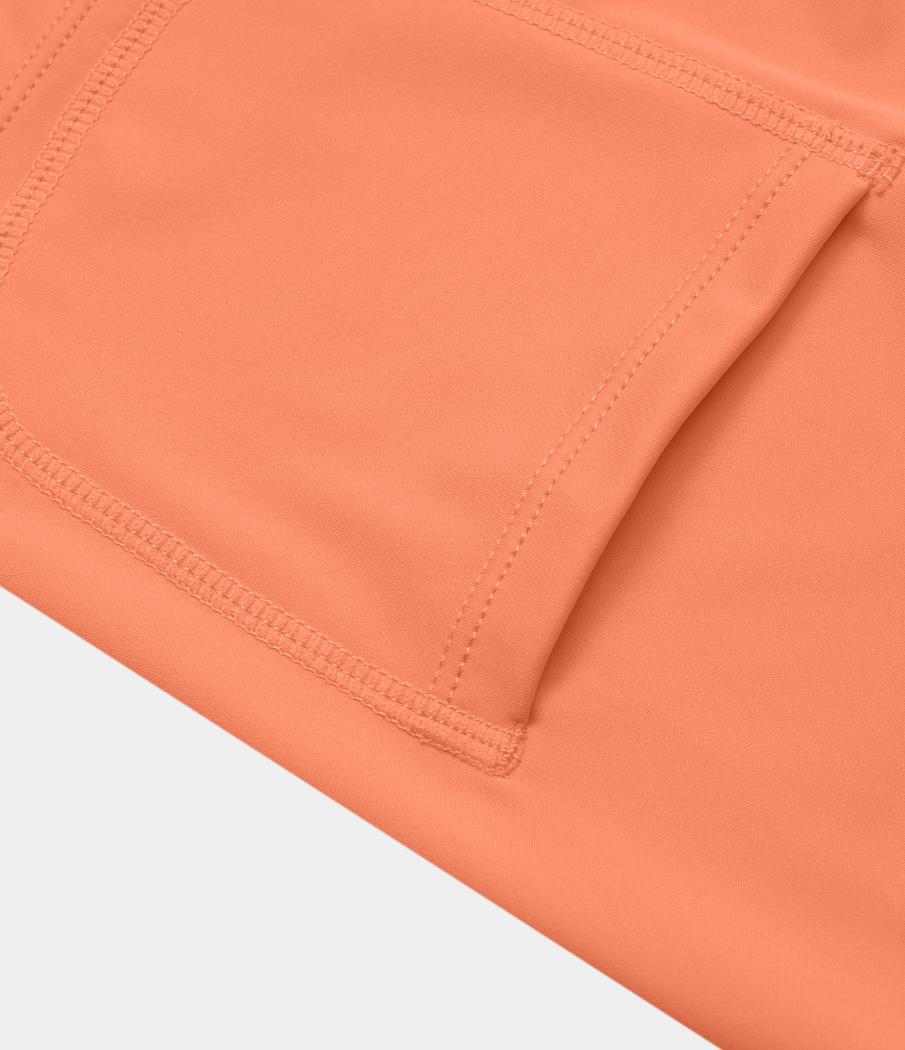 High Waisted Crossover Pocket 2-in-1 Quick Dry Yoga Shorts 4"