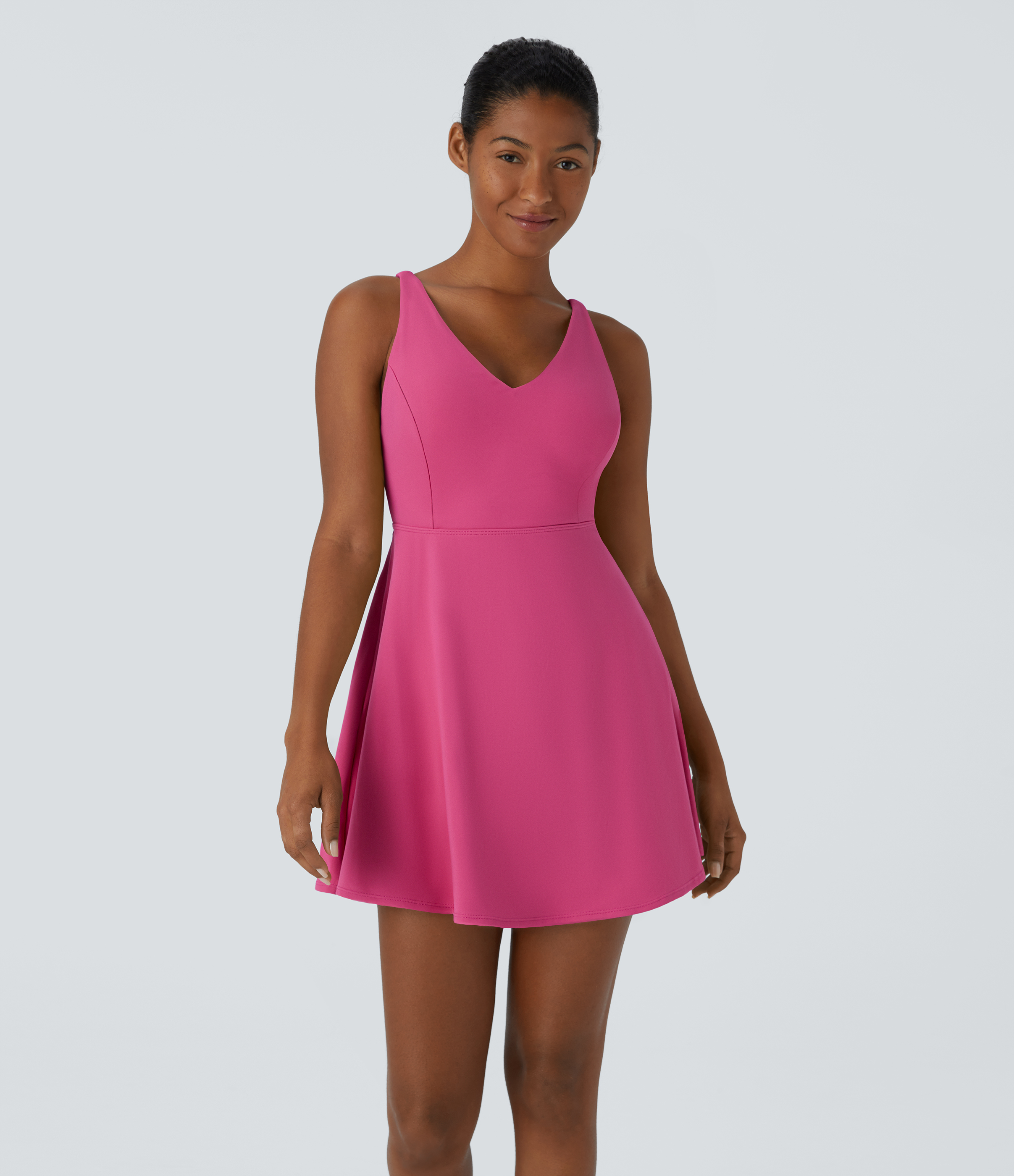 Plush 2-Piece Pocket Dance Active Dress