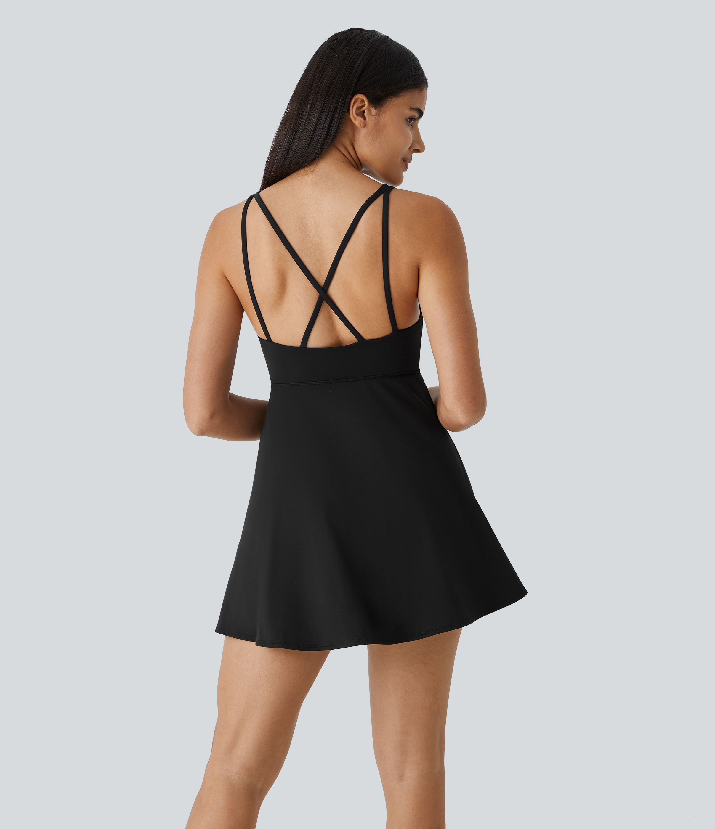 Plush 2-Piece Pocket Dance Active Dress