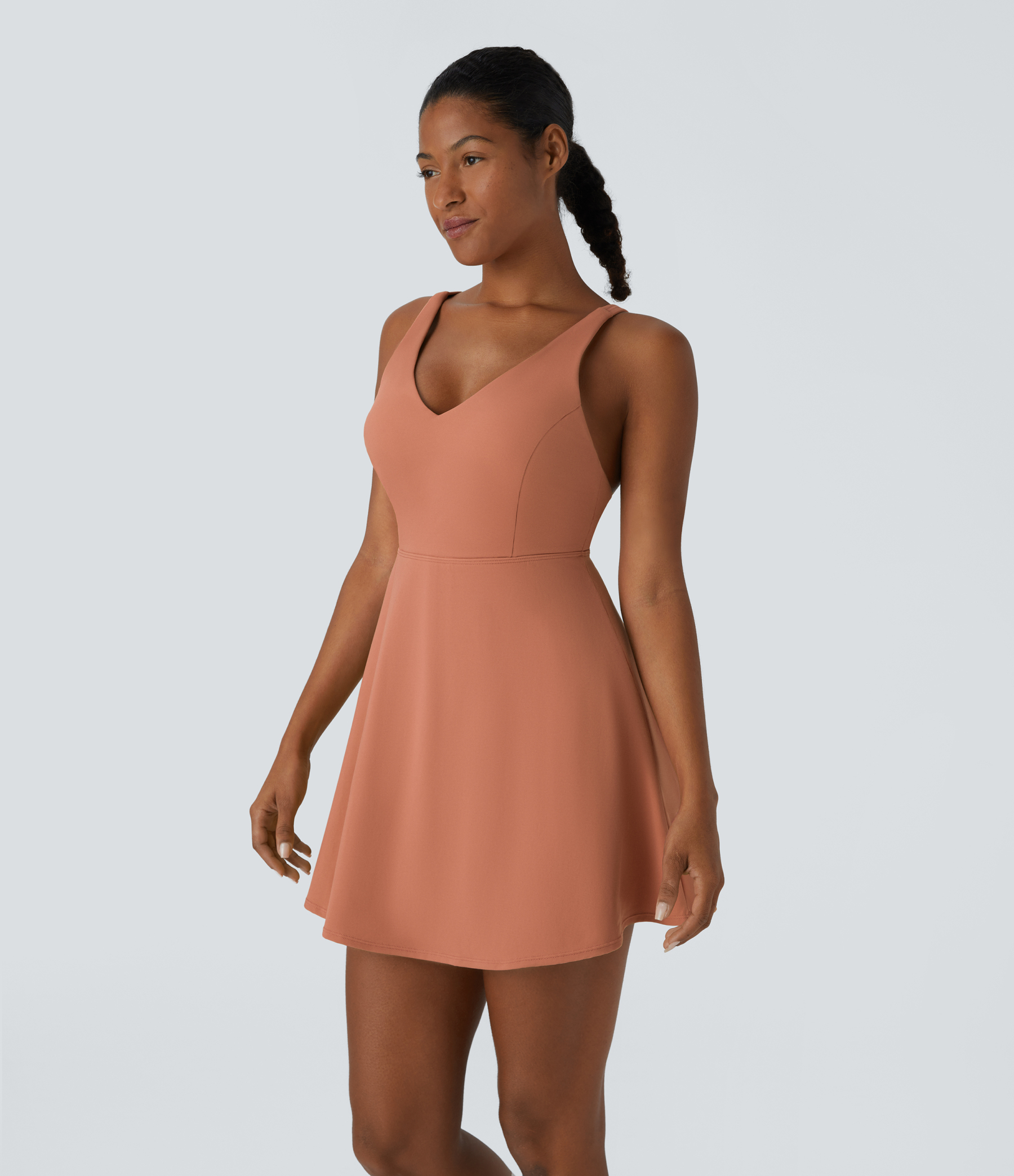 Plush 2-Piece Pocket Dance Active Dress