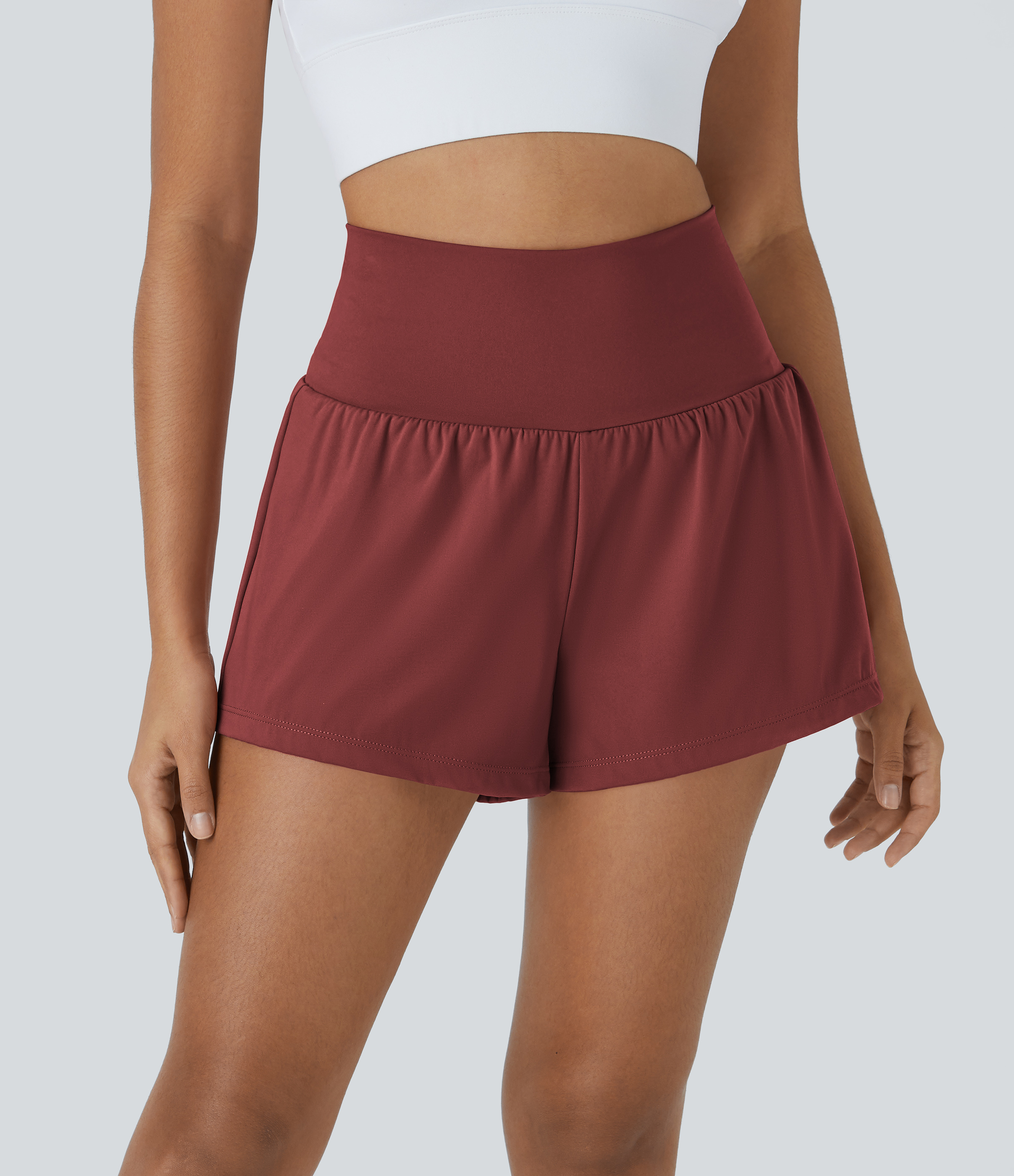 SoftlyZero™ Airy Super High Waisted Cool Touch Yoga Shorts with Pocket