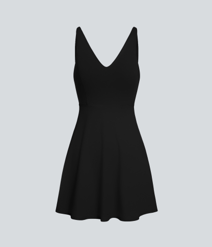 Plush 2-Piece Pocket Dance Active Dress