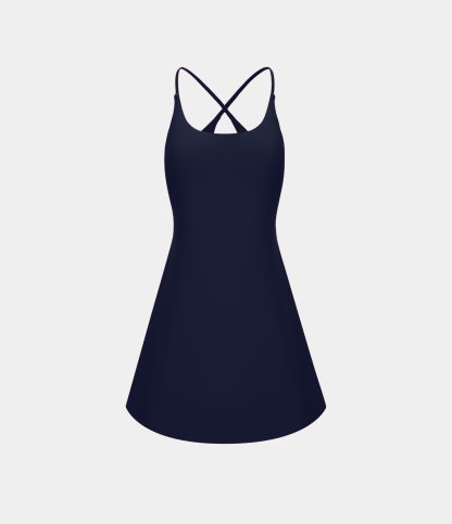 Plush Backless Active Dress-Easy Peezy Edition