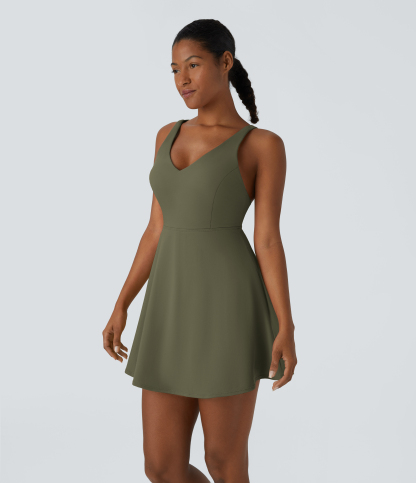 Plush 2-Piece Pocket Dance Active Dress
