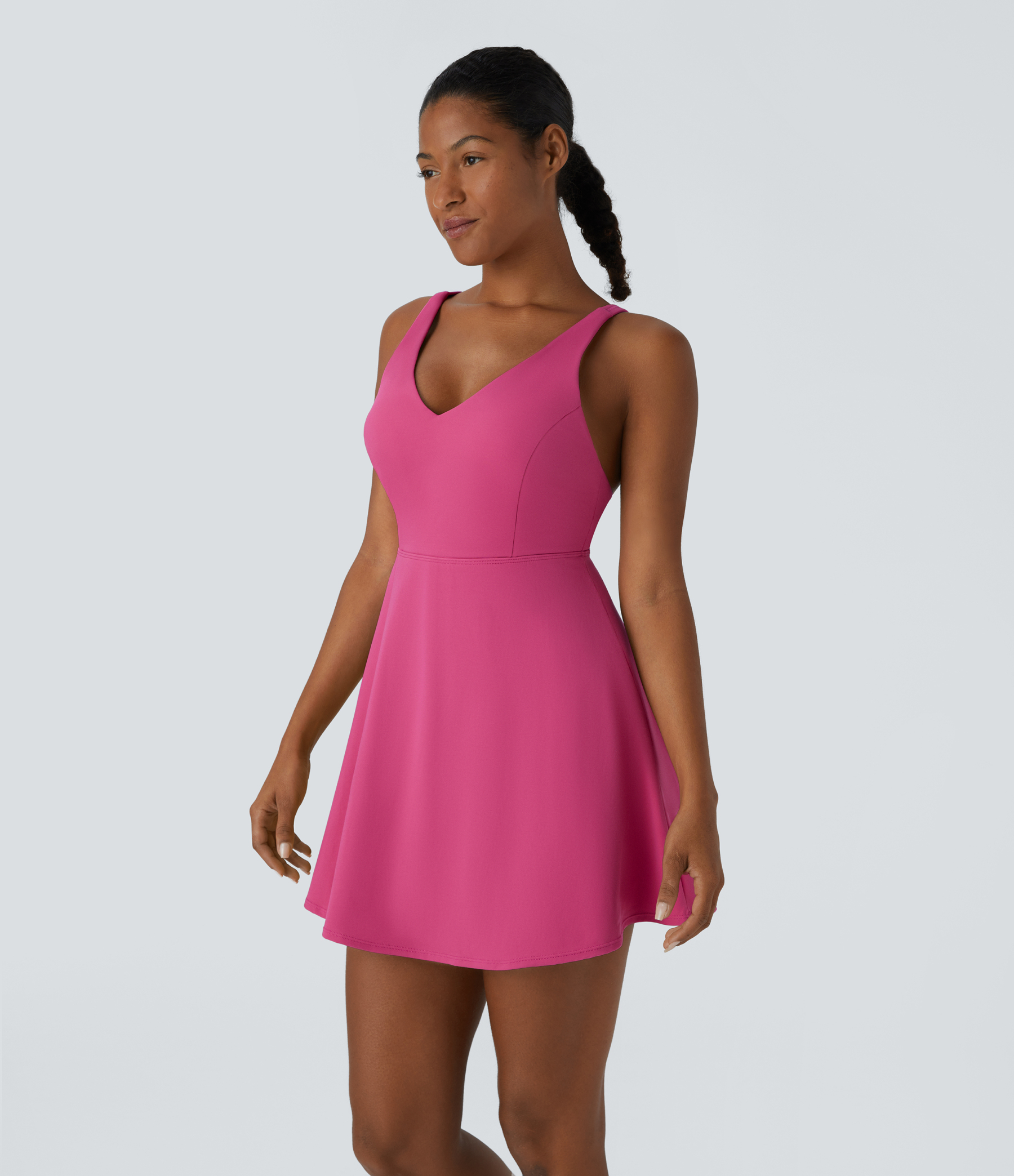 Plush 2-Piece Pocket Dance Active Dress