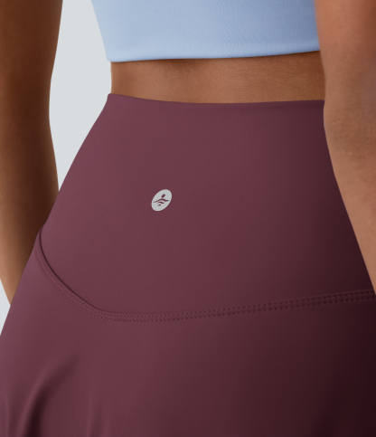 Airy Crossover 2-in-1 Side Pocket Cool Touch Mini Tennis Skirt-Lucid-UPF50+