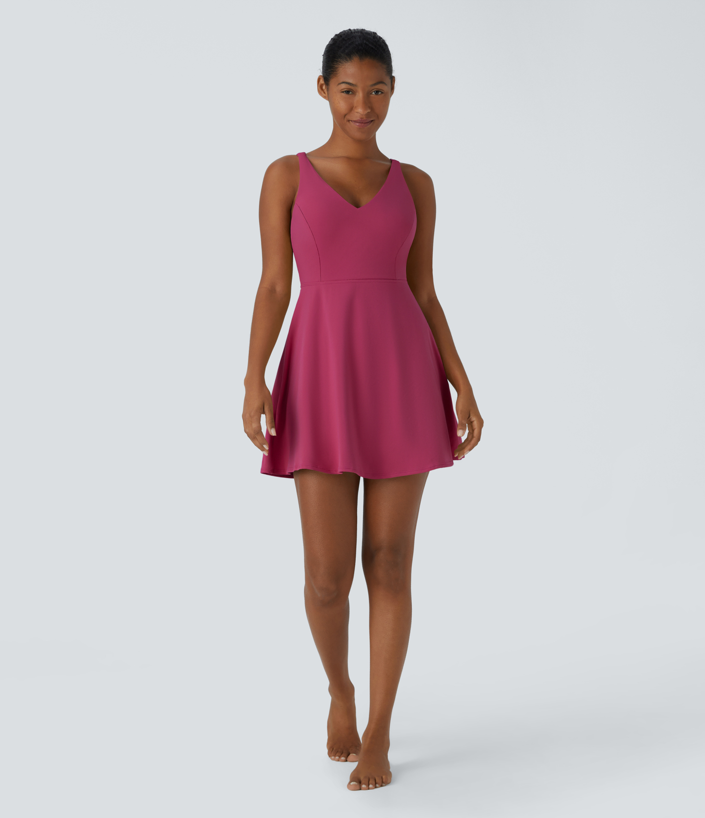 Plush 2-Piece Pocket Dance Active Dress