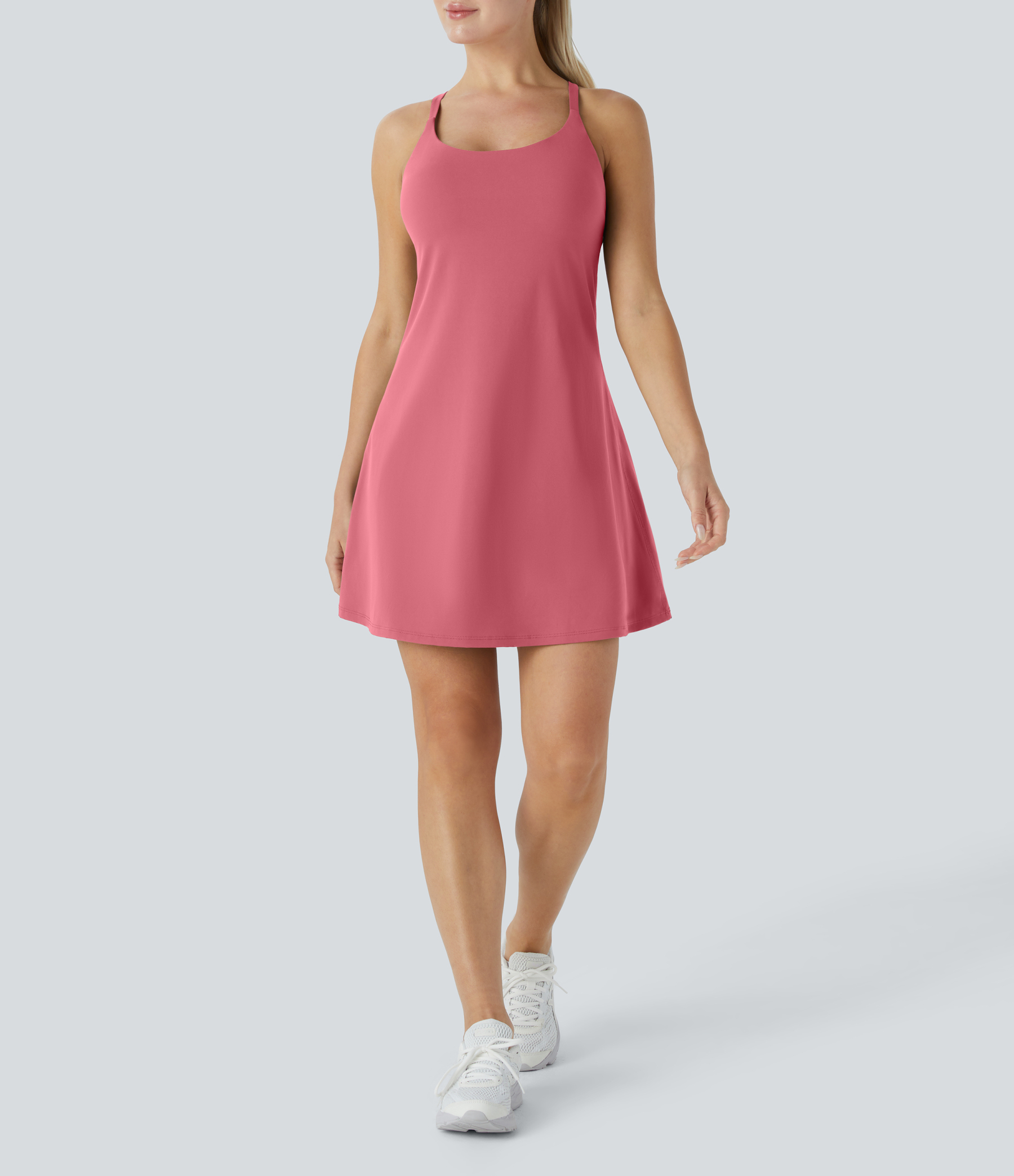 Plush 2-in-1 Pocket Mini Active Dress-D/DD/DDD/F Cups