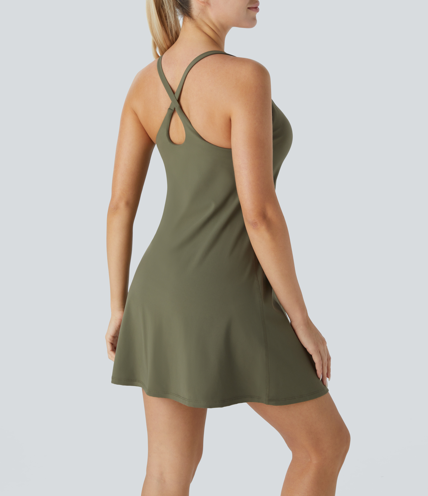 Plush 2-in-1 Pocket Mini Active Dress-D/DD/DDD/F Cups