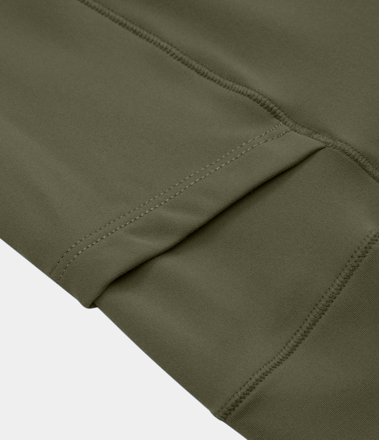 High Waisted Crossover Pocket Yoga Biker Shorts 7"-UPF50+