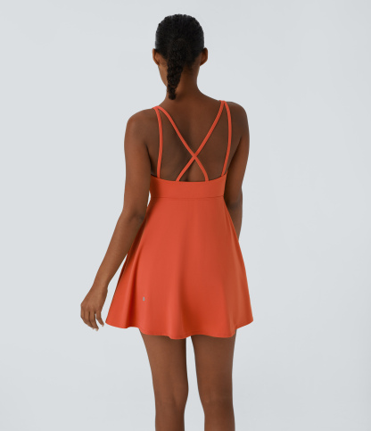 Plush 2-Piece Pocket Dance Active Dress