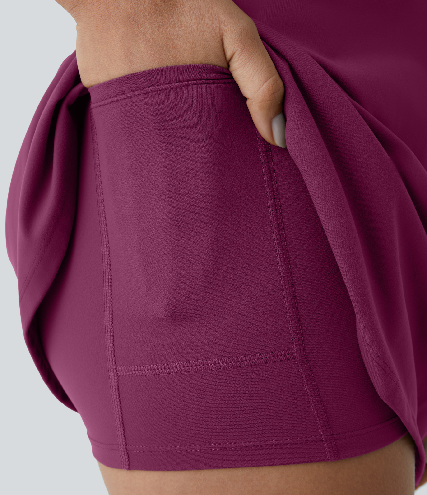 Plush 2-in-1 Pocket Mini Active Dress-D/DD/DDD/F Cups