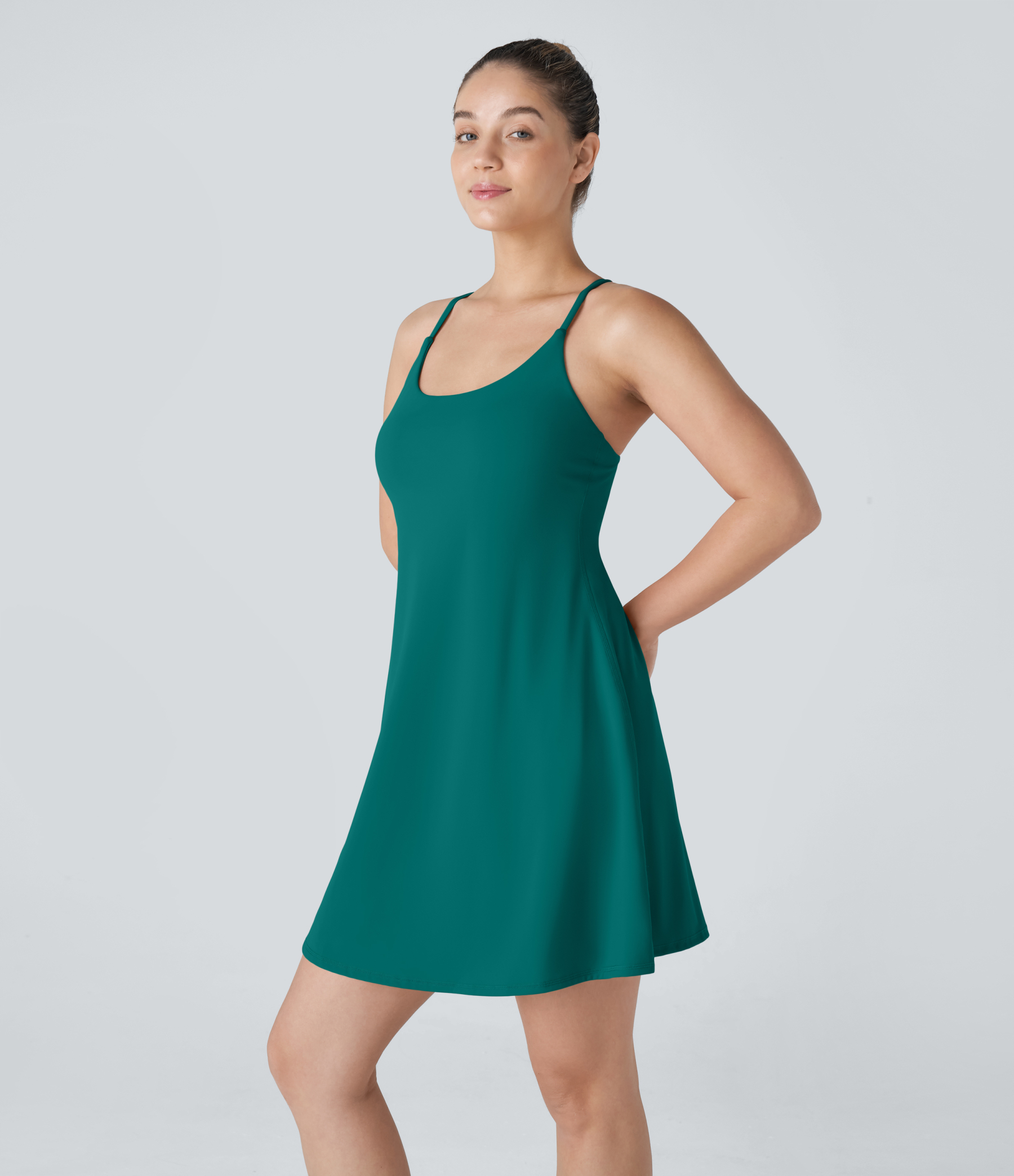 Plush Backless Active Dress-Longer Length-Easy Peezy Edition