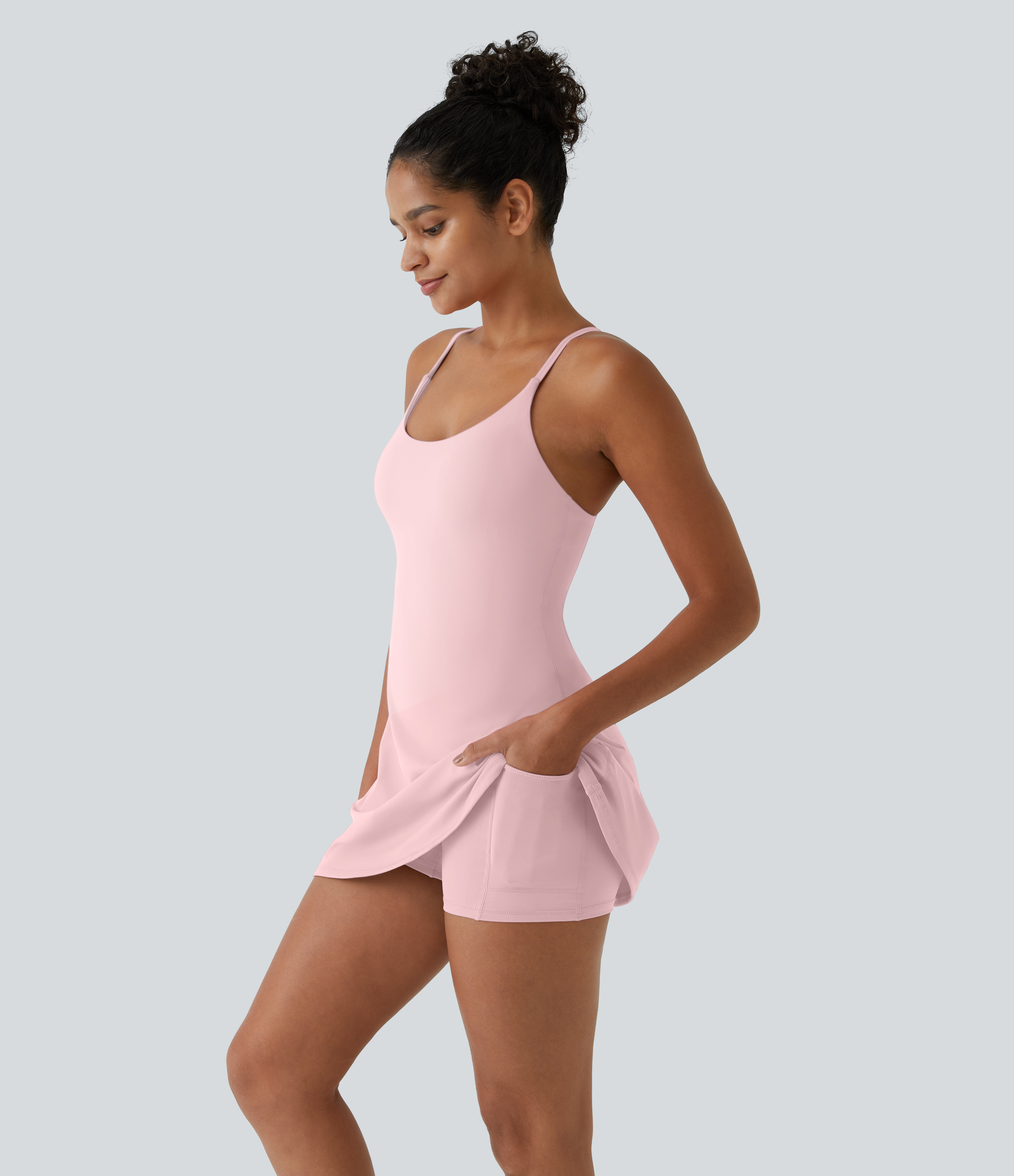 Plush Backless Active Dress-Easy Peezy Edition