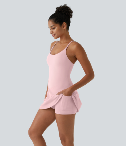 Plush Backless Active Dress-Easy Peezy Edition