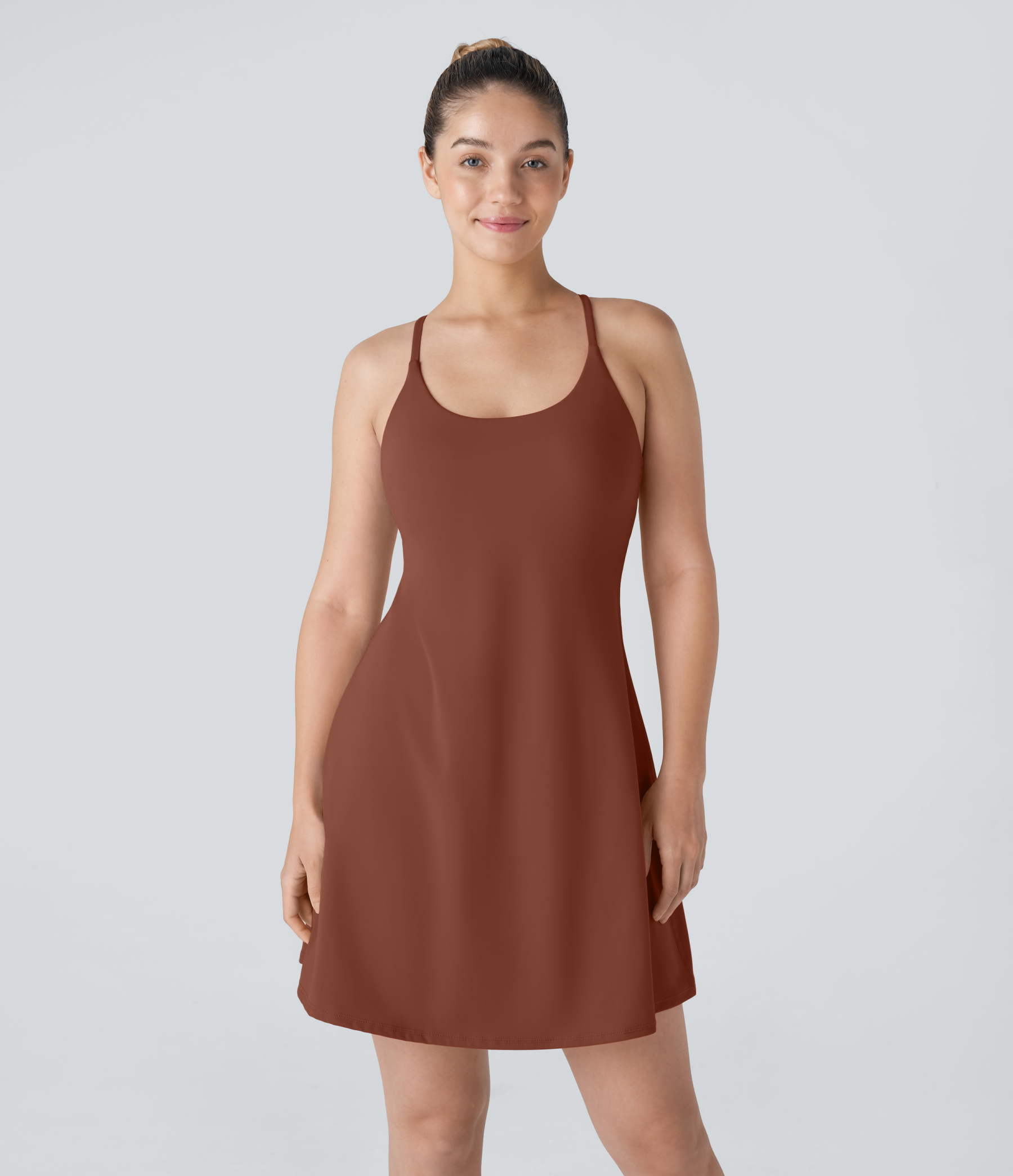 Plush Backless Active Dress-Longer Length-Easy Peezy Edition