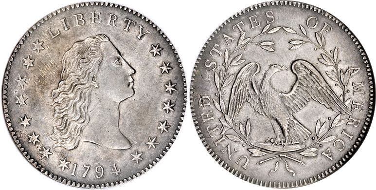 Last 20 sets!!! Hot Sale America's First 1794 Liberty Flowing Hair  Dollar Silver