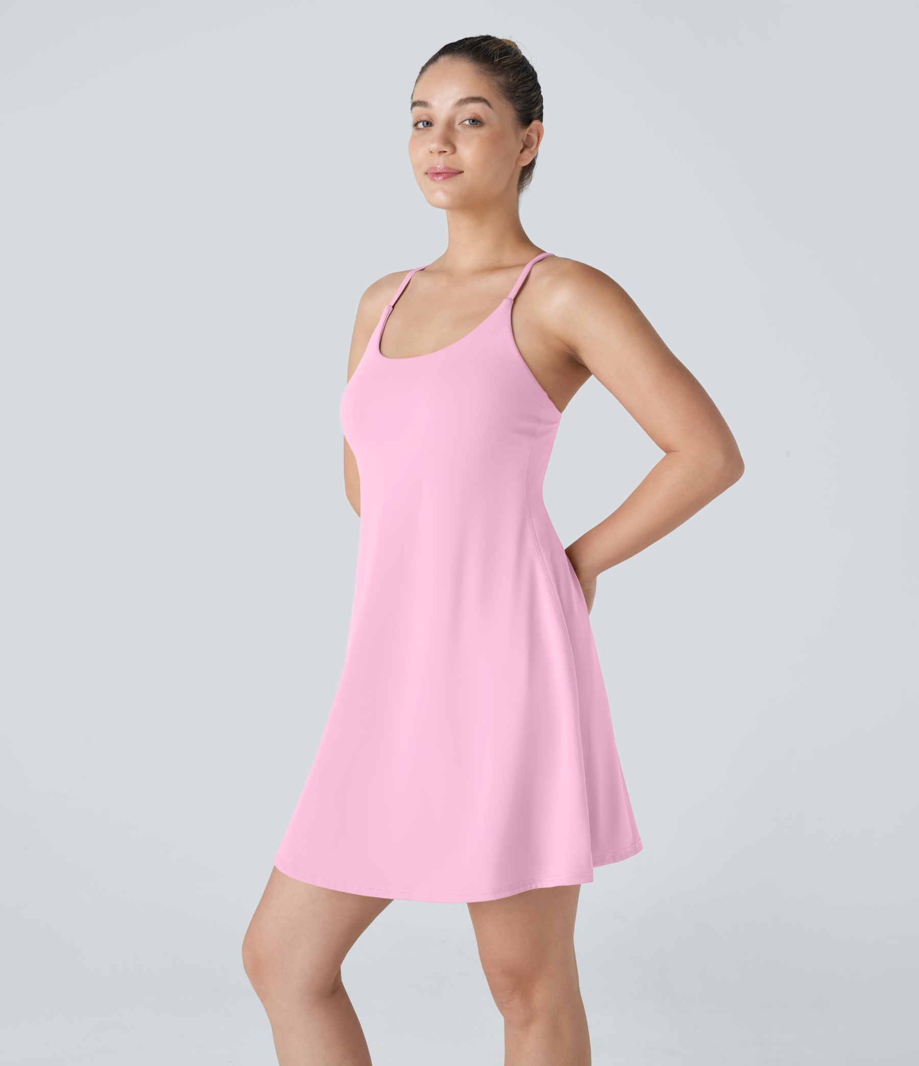 Plush Backless Active Dress-Longer Length-Easy Peezy Edition