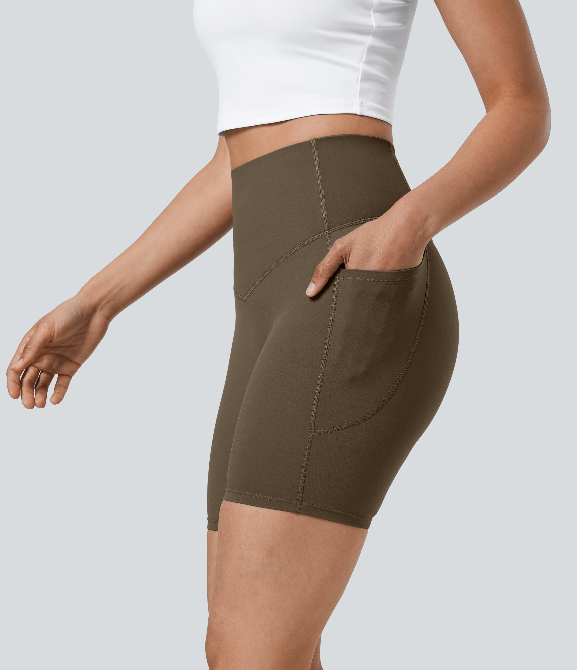 Halara UltraSculpt™ SoCinched High Waisted Tummy Control Pocket Shapin