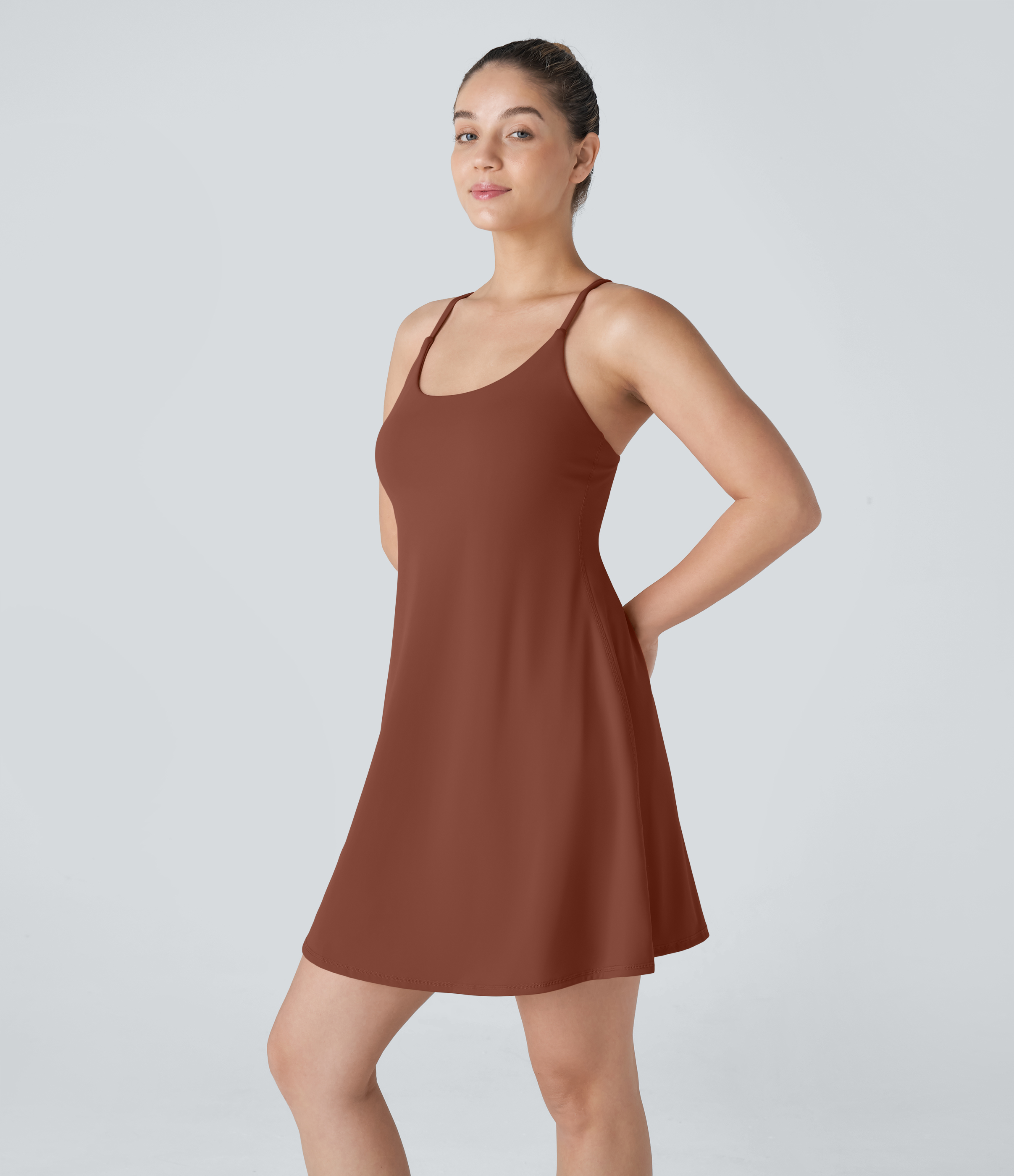 Plush Backless Active Dress-Longer Length-Easy Peezy Edition