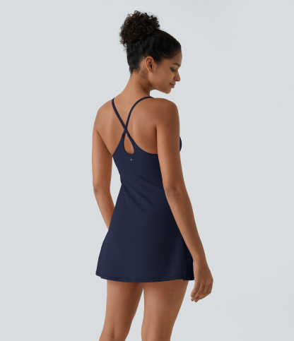 Plush Backless Active Dress-Easy Peezy Edition