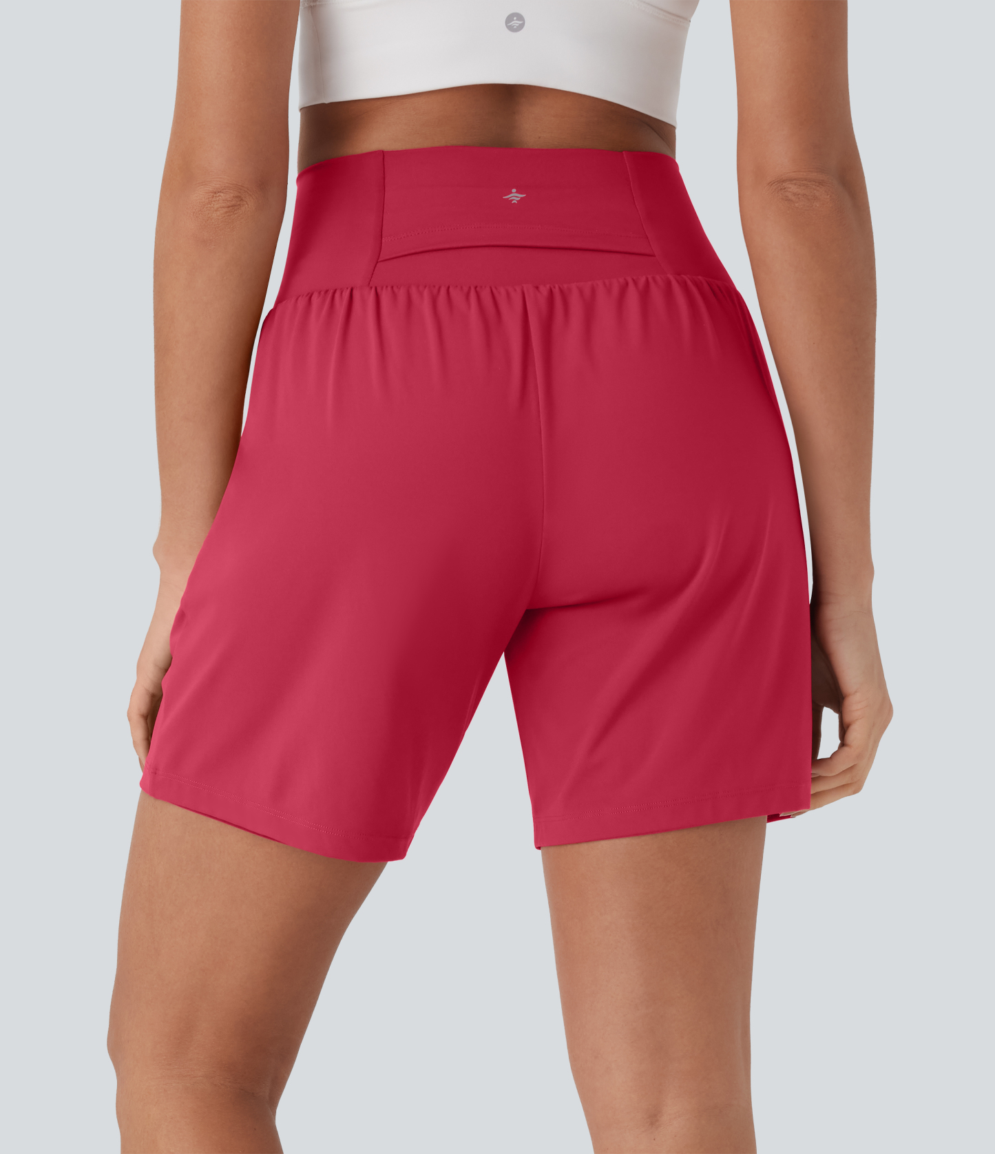 Airy Super High Waisted 2-in-1 Cool Touch Yoga Shorts 7" with Pockets