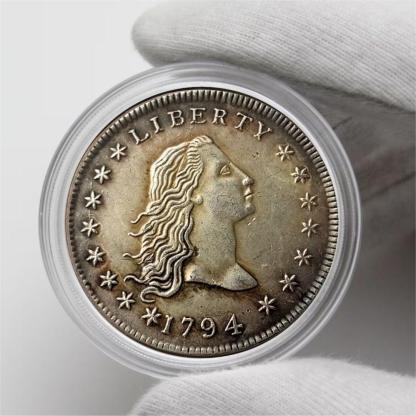 Last 20 sets!!! Hot Sale America's First 1794 Liberty Flowing Hair  Dollar Silver