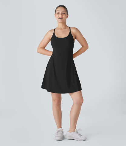 Plush Backless Active Dress-Longer Length-Easy Peezy Edition