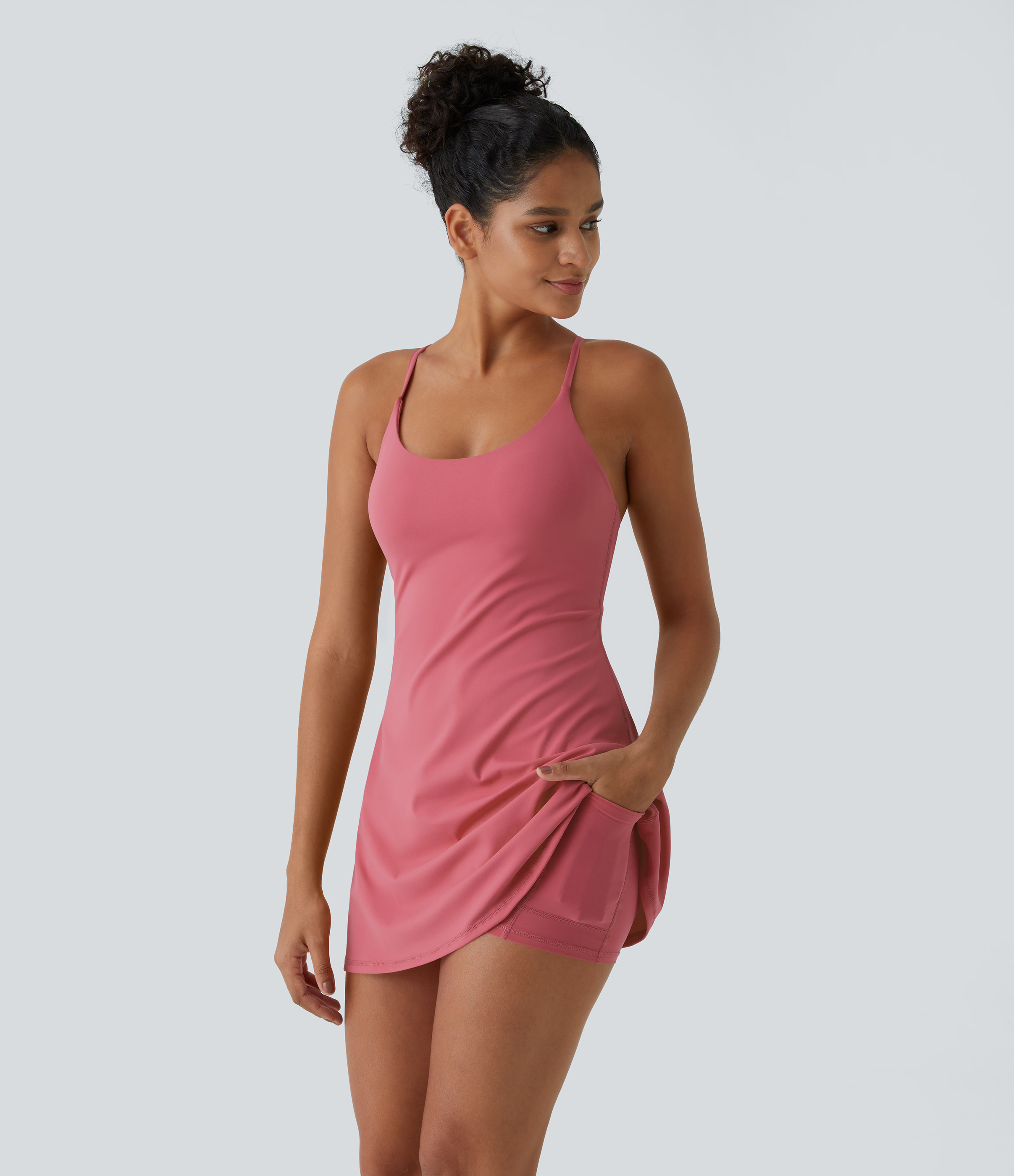 Plush Backless Active Dress-Easy Peezy Edition
