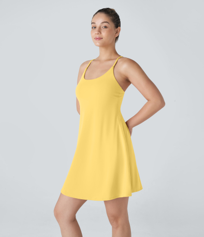 Plush Backless Active Dress-Longer Length-Easy Peezy Edition