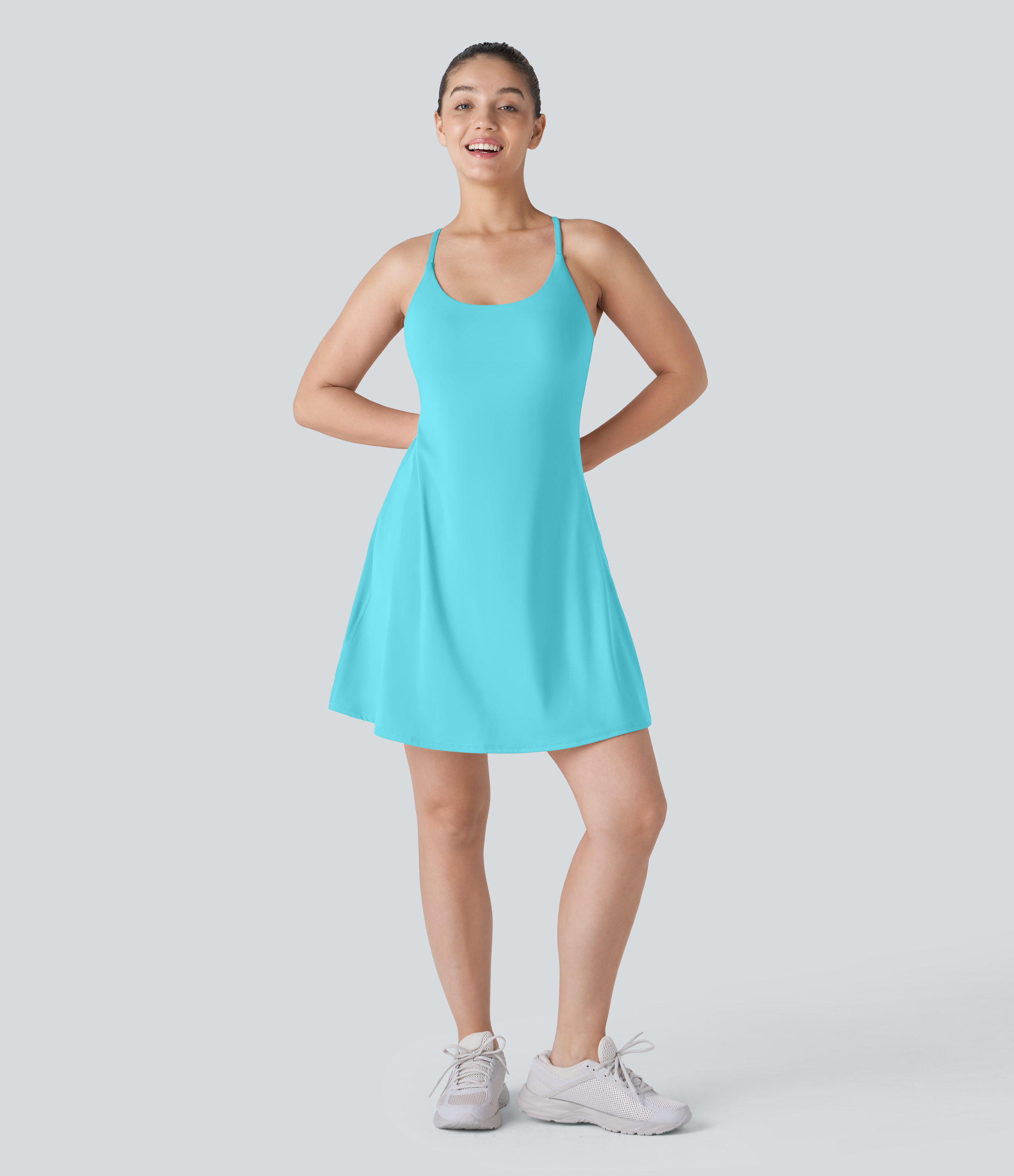 Plush Backless Active Dress-Longer Length-Easy Peezy Edition