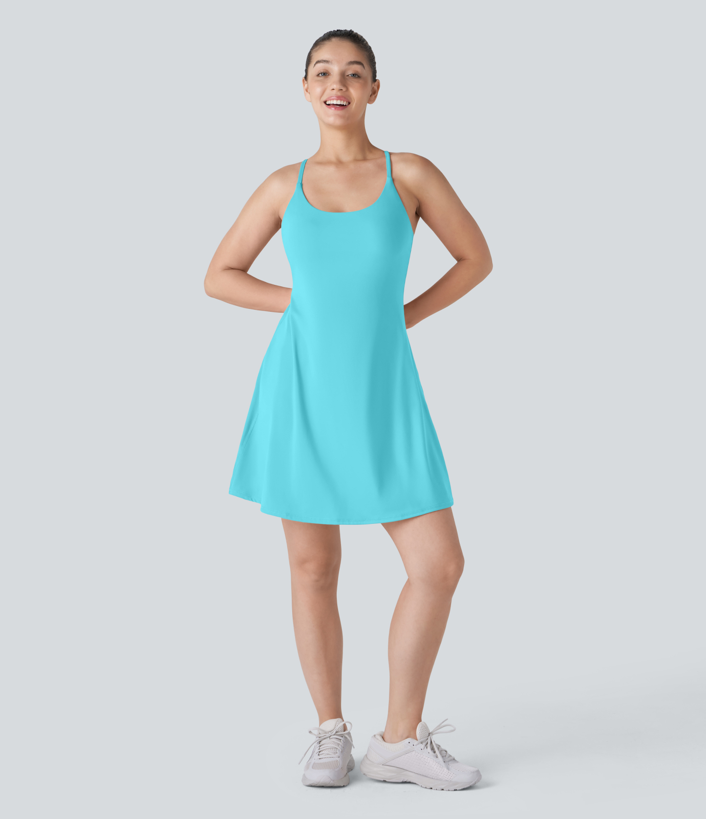 Plush Backless Active Dress-Longer Length-Easy Peezy Edition