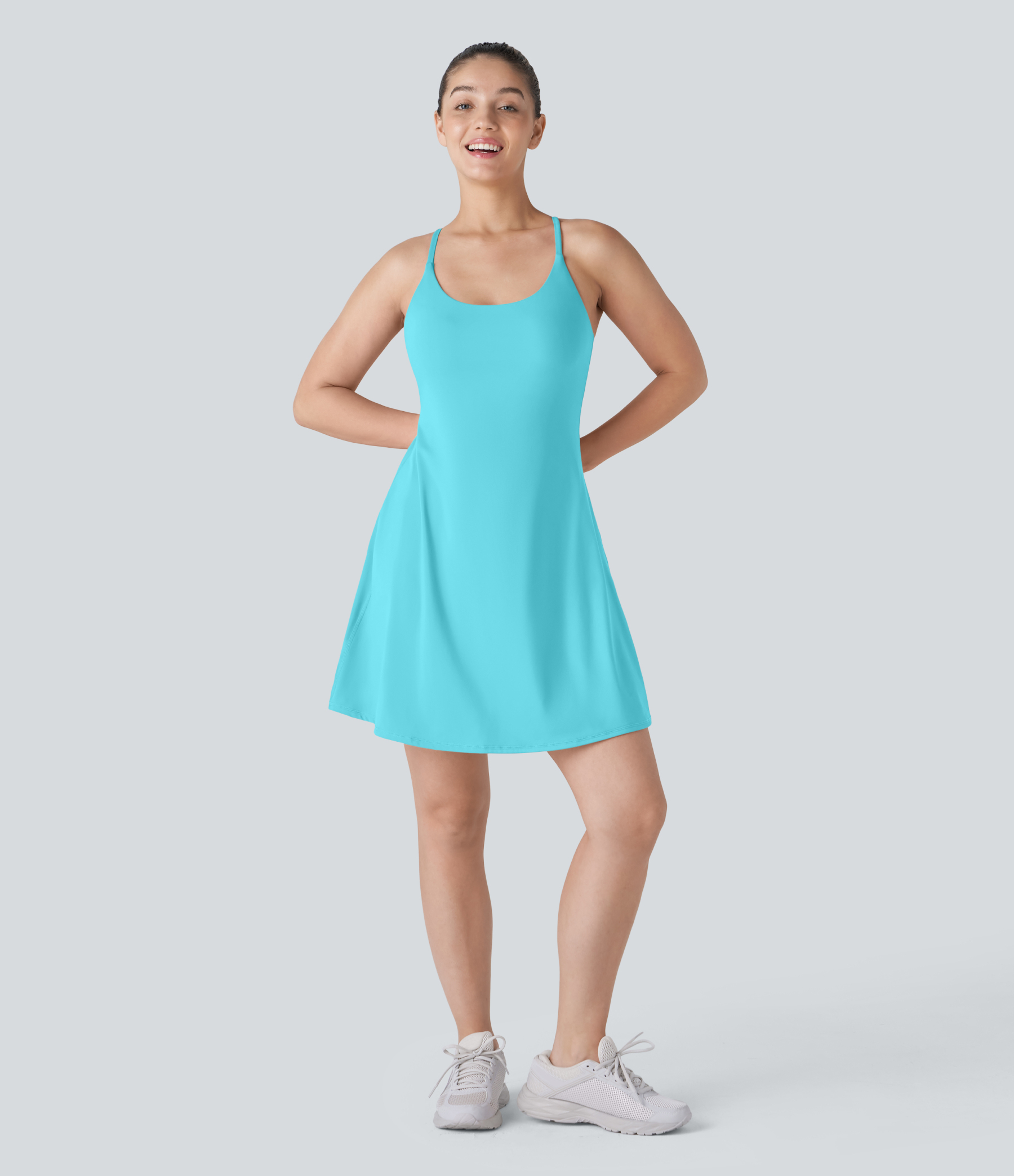 Plush Backless Active Dress-Longer Length-Easy Peezy Edition