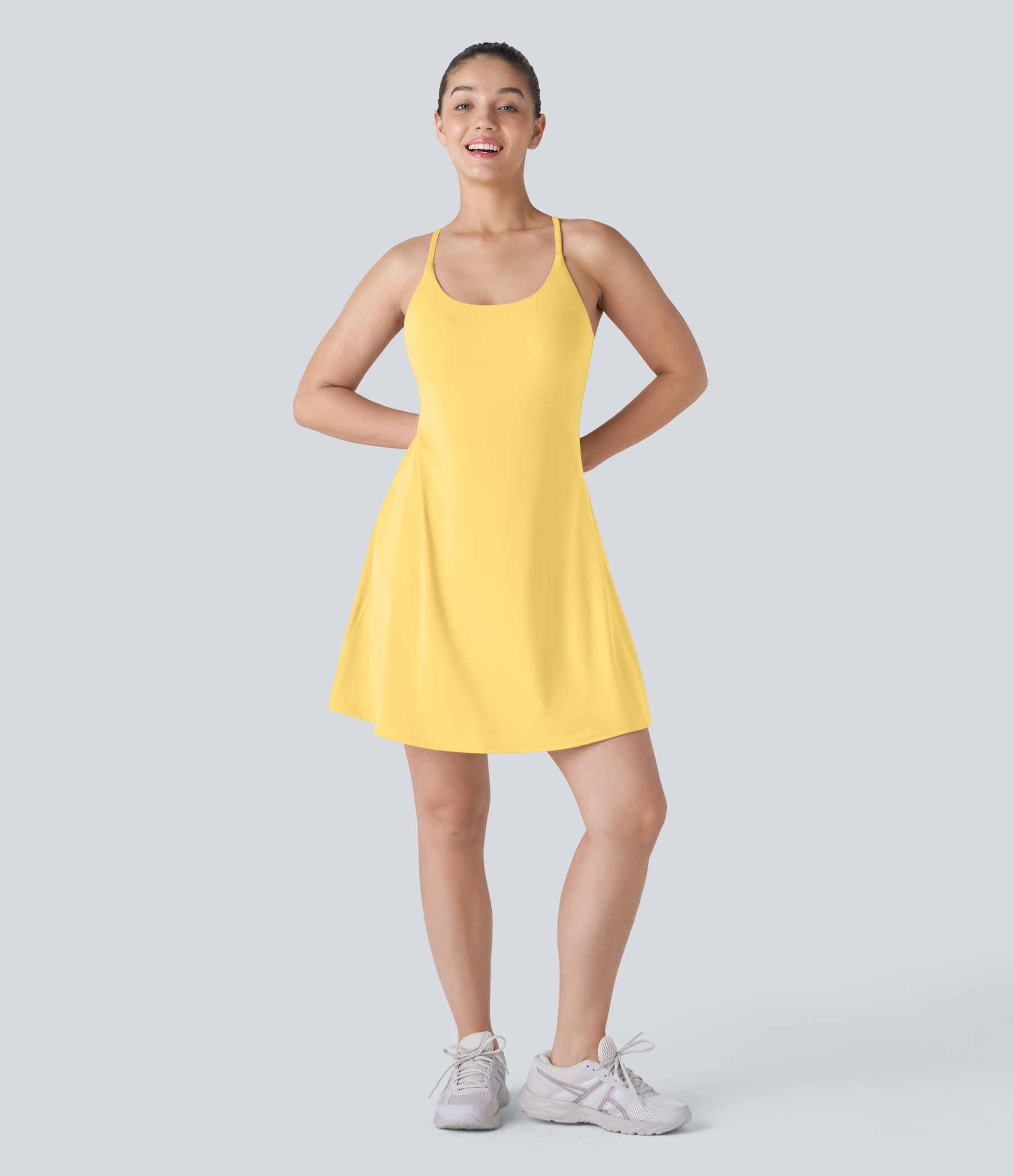 Plush Backless Active Dress-Longer Length-Easy Peezy Edition