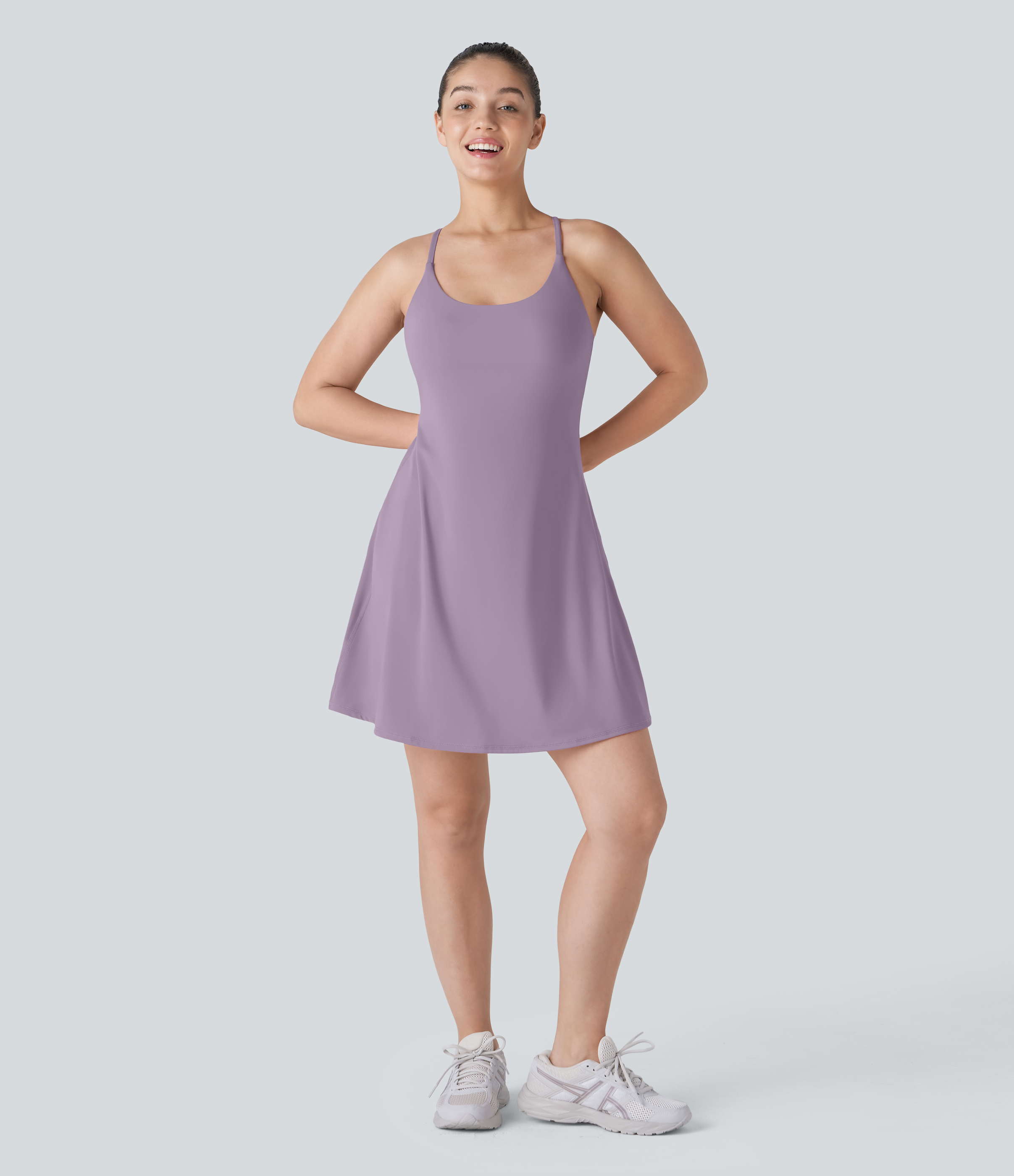 Plush Backless Active Dress-Longer Length-Easy Peezy Edition