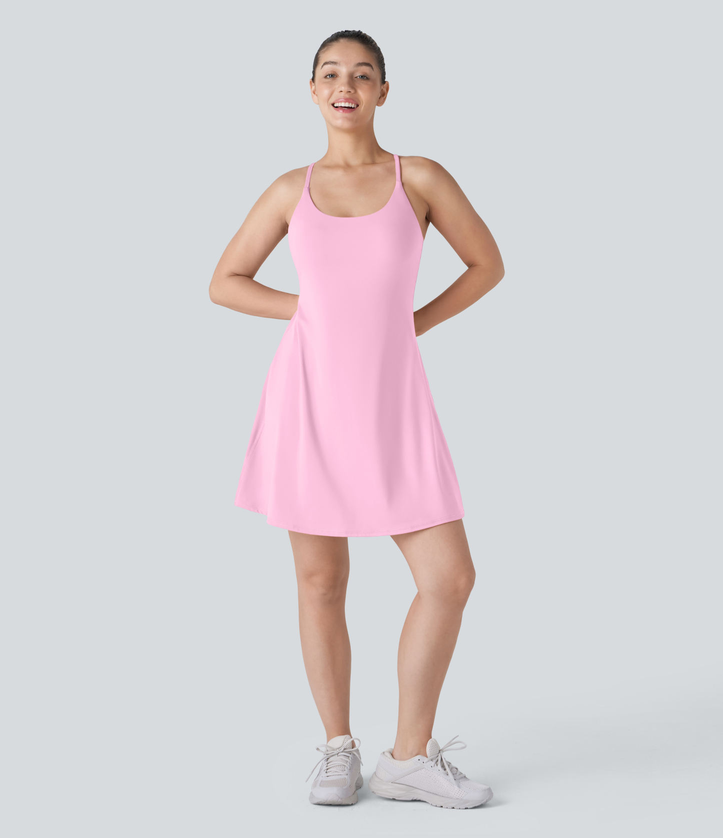 Plush Backless Active Dress-Longer Length-Easy Peezy Edition