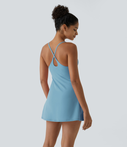 Plush Backless Active Dress-Easy Peezy Edition