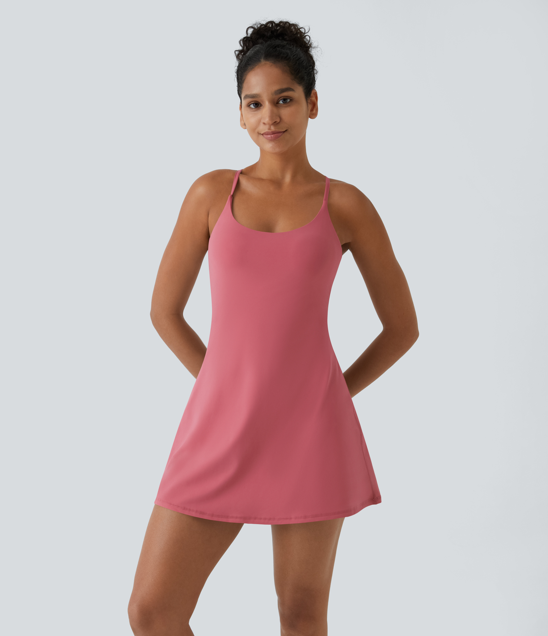 Plush Backless Active Dress-Easy Peezy Edition