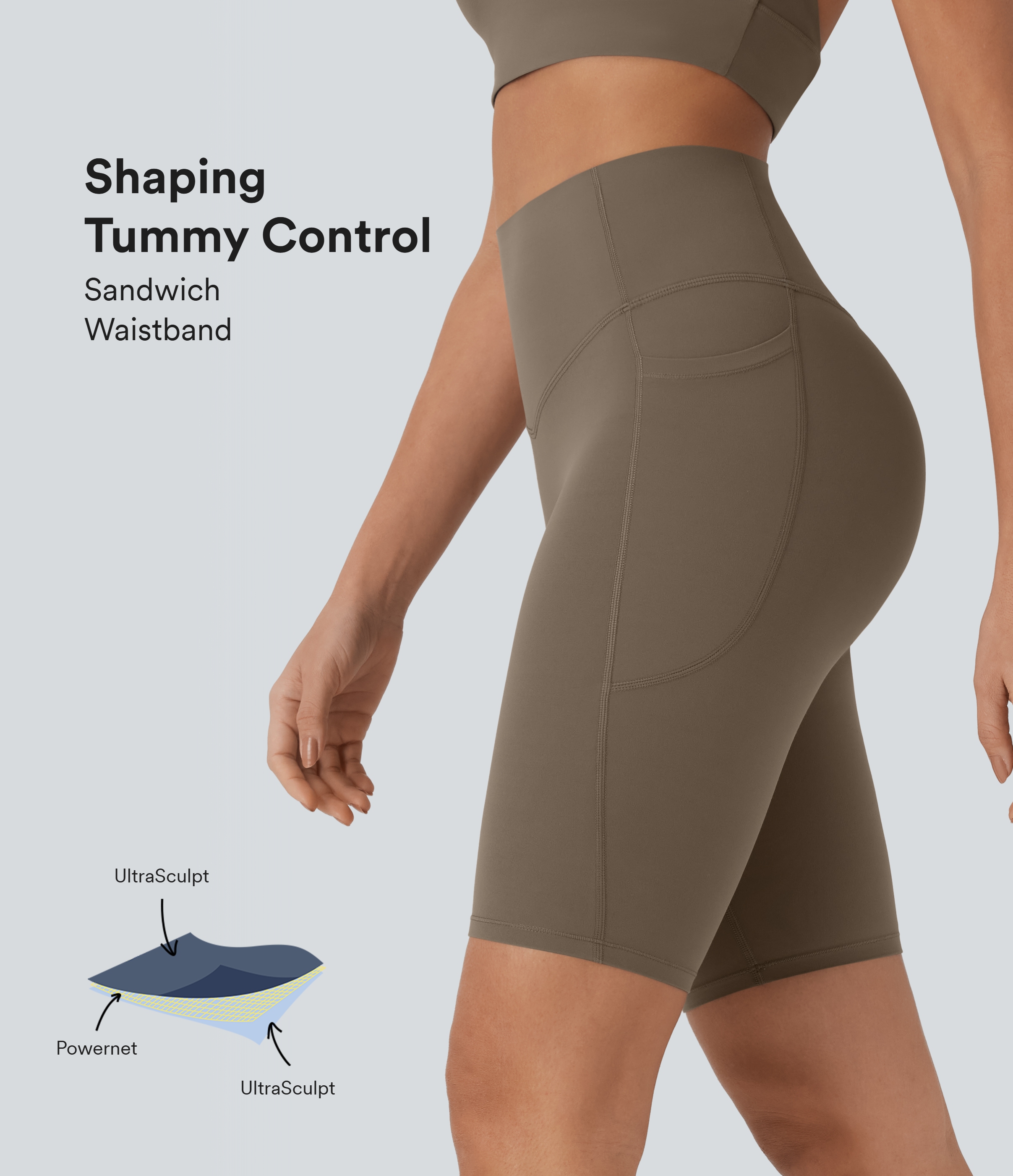 Halara UltraSculpt™ SoCinched High Waisted Tummy Control Pocket Shapin