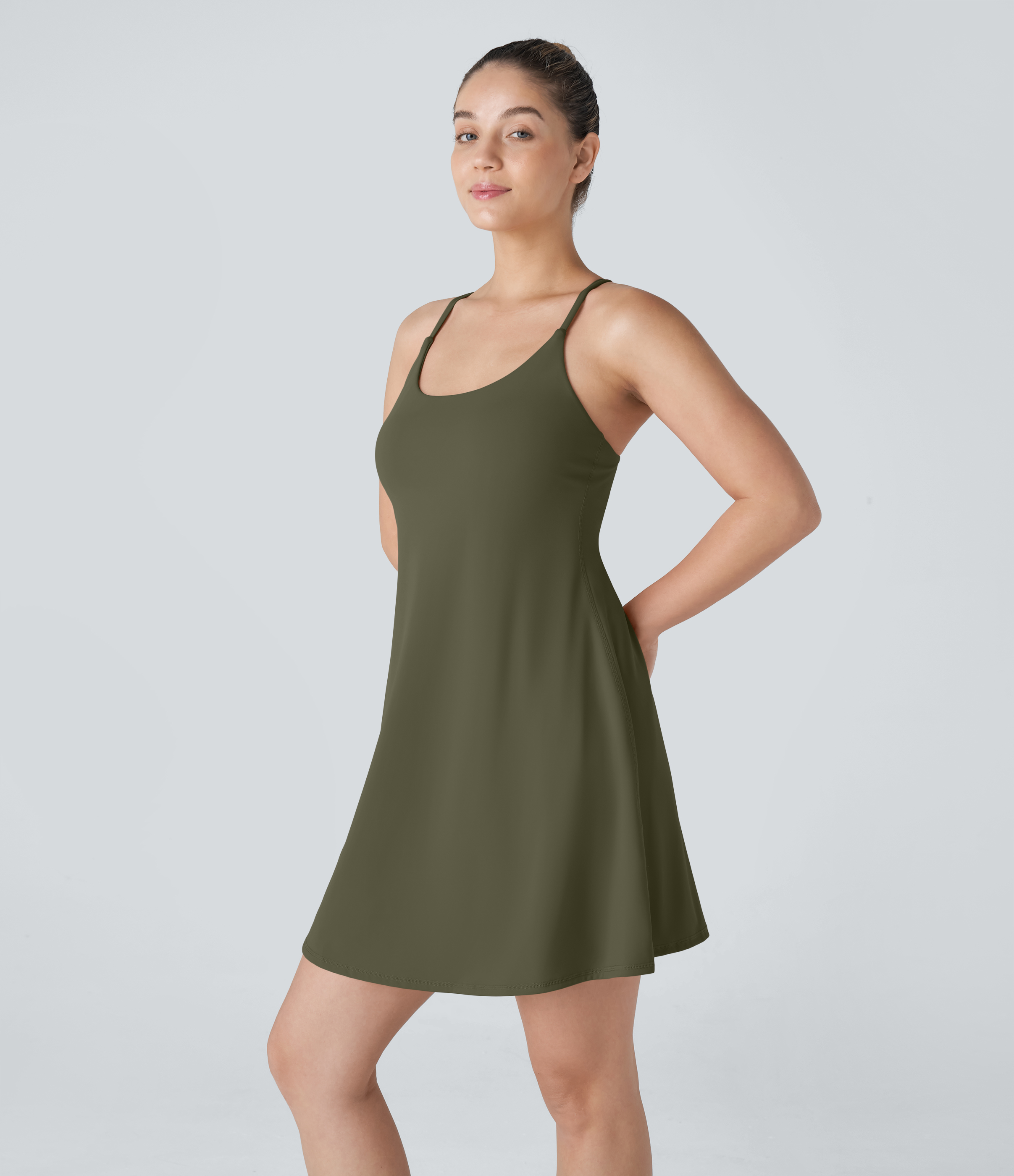 Plush Backless Active Dress-Longer Length-Easy Peezy Edition