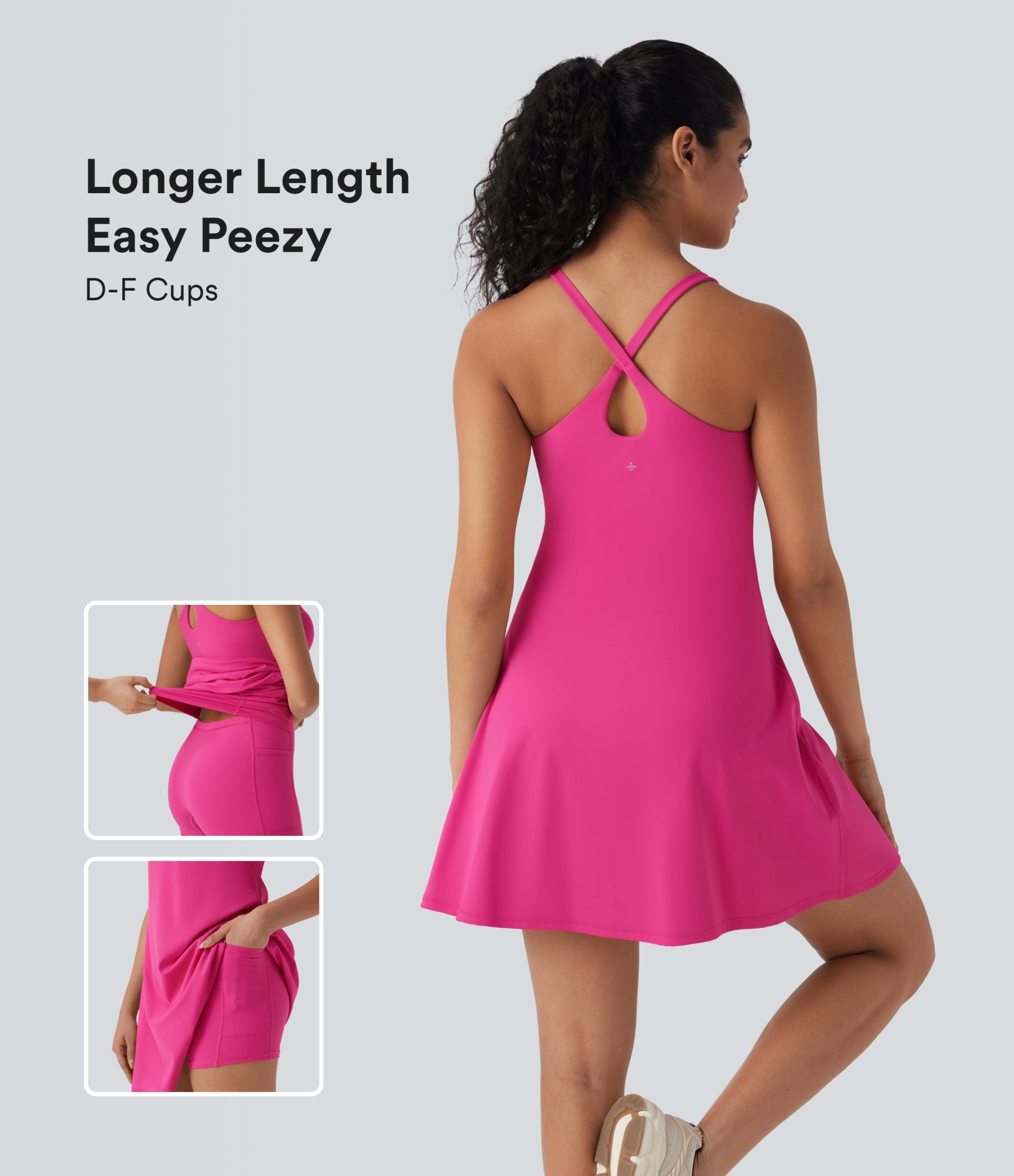 SoftlyZero™ Plush Active Dress-Longer Length-Easy Peezy Edition-D/DD/D
