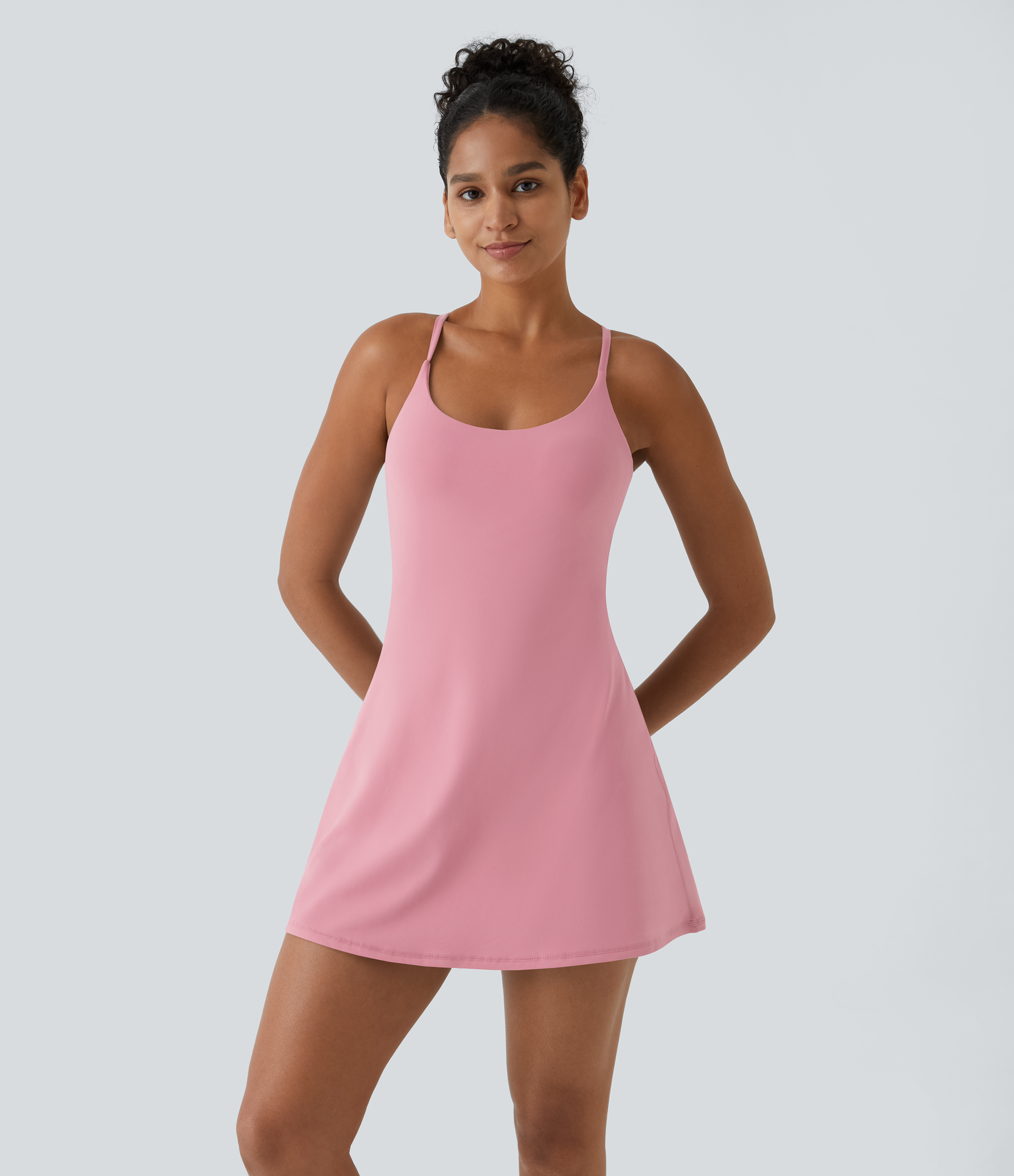 Plush Backless Active Dress-Easy Peezy Edition