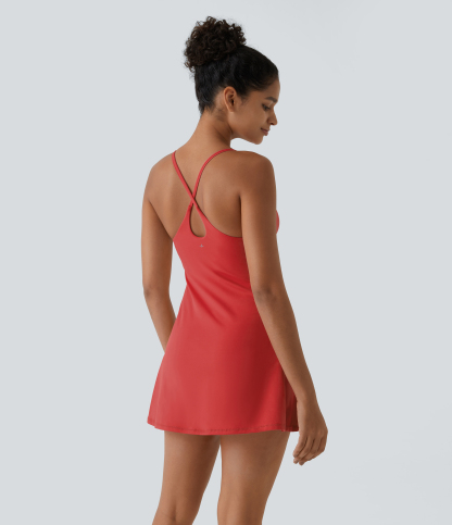 Plush Backless Active Dress-Easy Peezy Edition