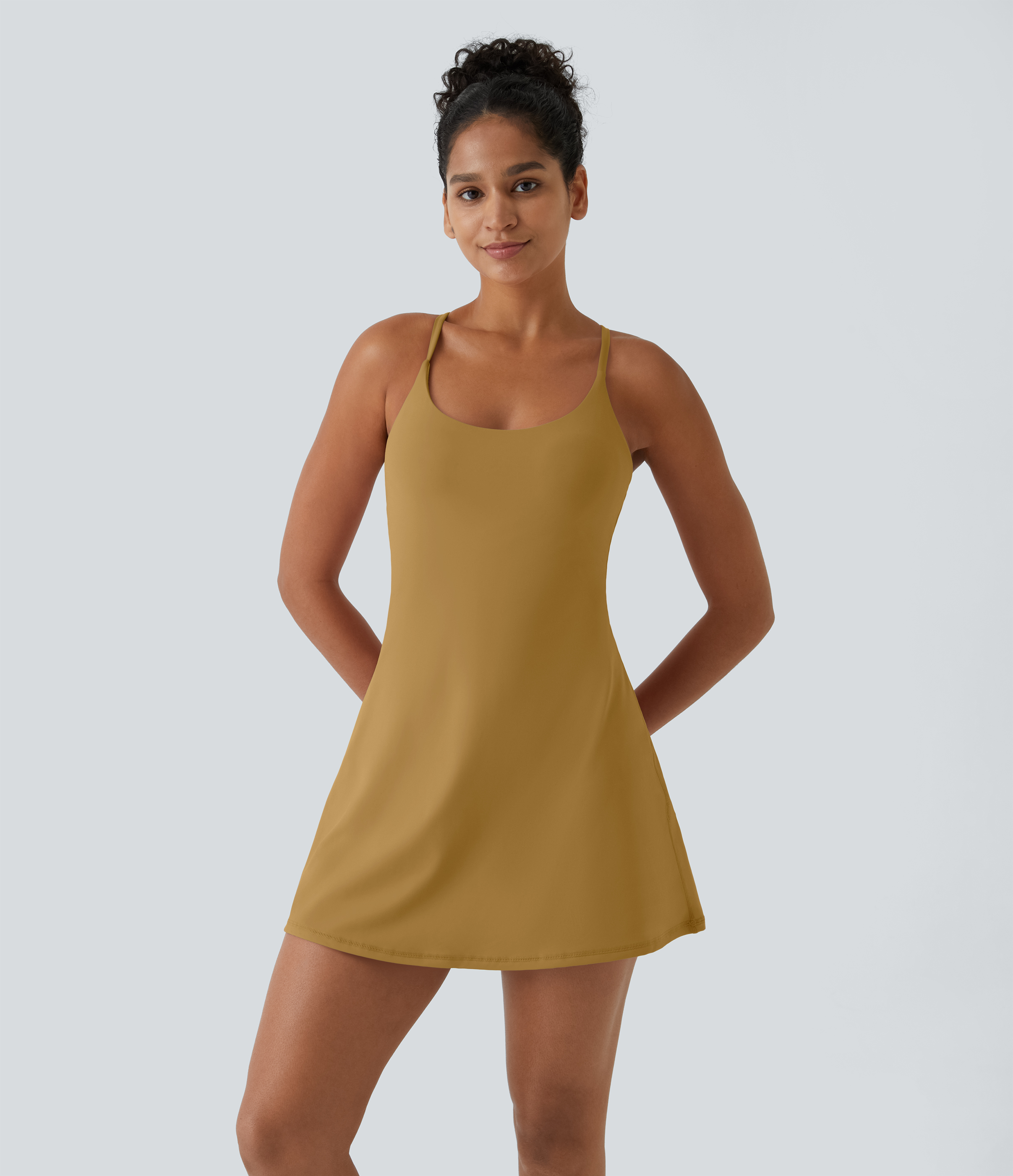 Plush Backless Active Dress-Easy Peezy Edition